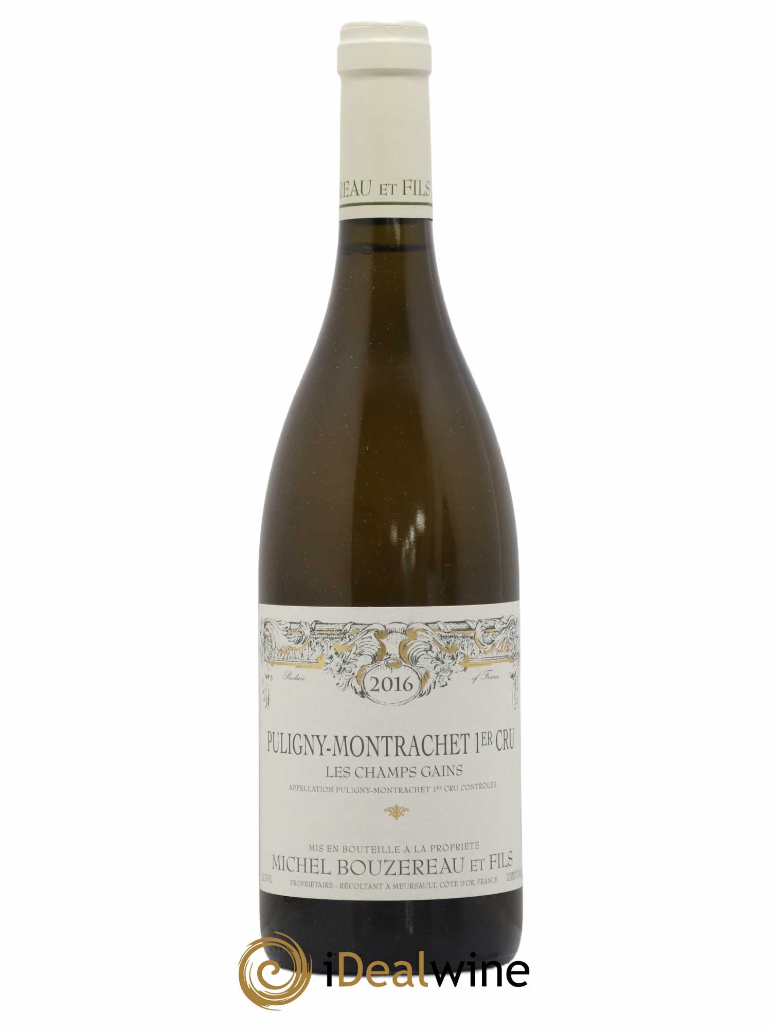 Puligny-Montrachet 1er Cru Les Champs Gains Michel Bouzereau et Fils (Domaine) 2016 - Lot de 1 bouteille - 0