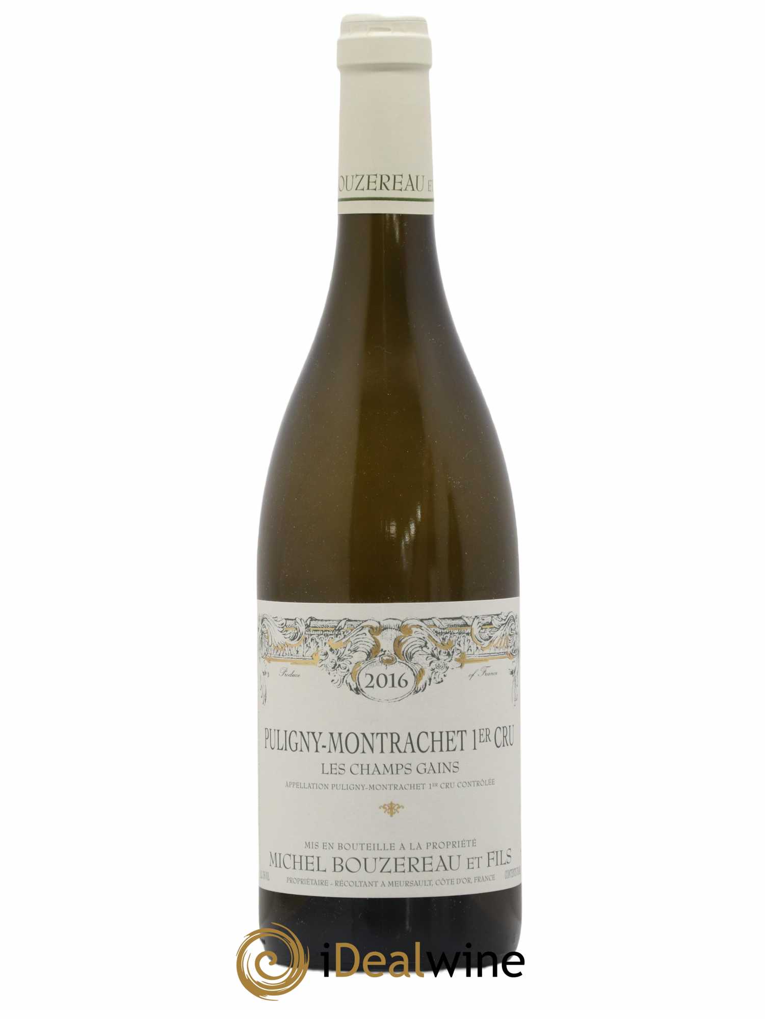 Puligny-Montrachet 1er Cru Les Champs Gains Michel Bouzereau et Fils (Domaine) 2016 - Lot de 1 bouteille - 0