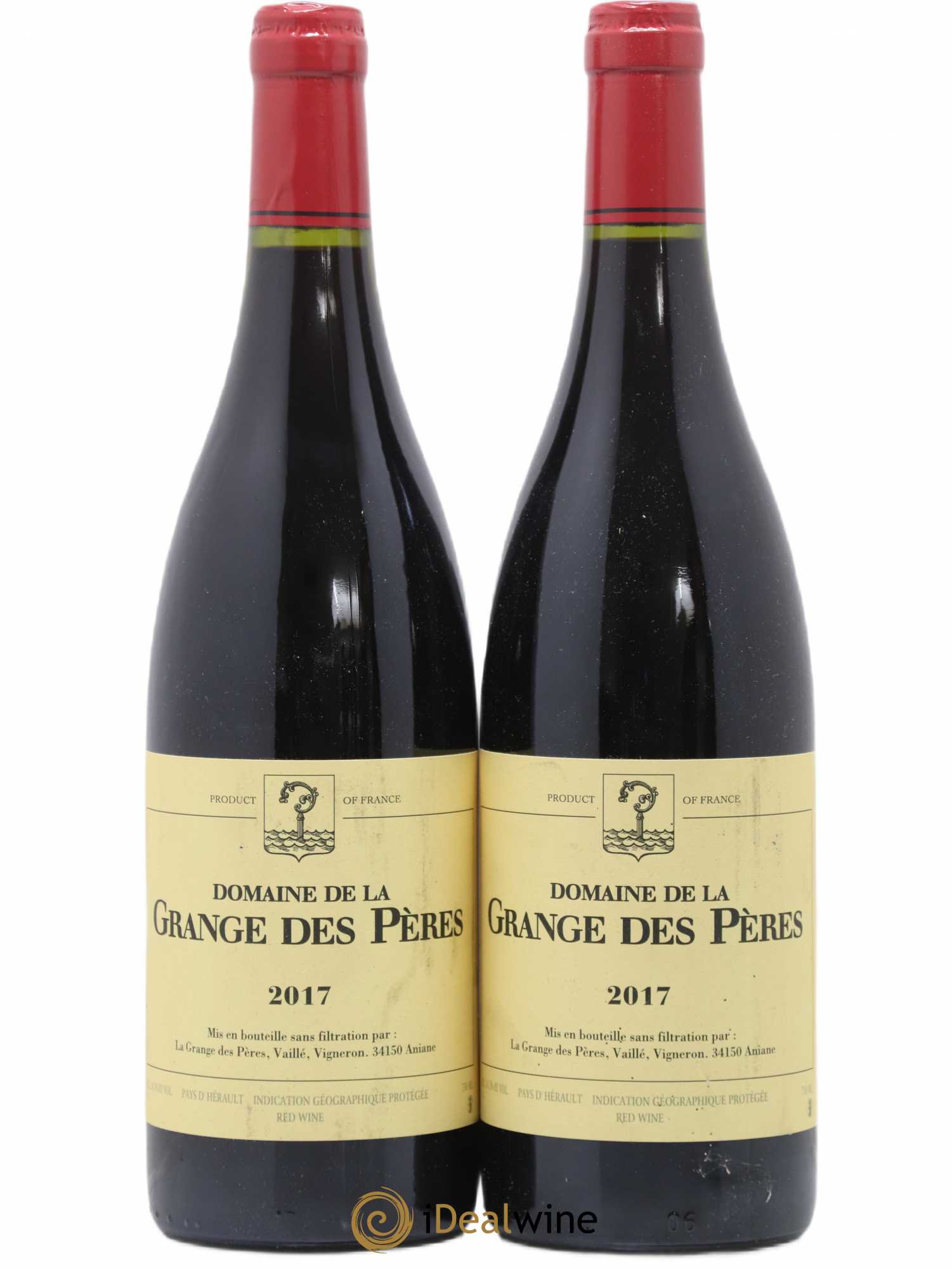 Pays d'Hérault Grange des Pères Laurent Vaillé 2017 - Lot de 2 bouteilles - 0