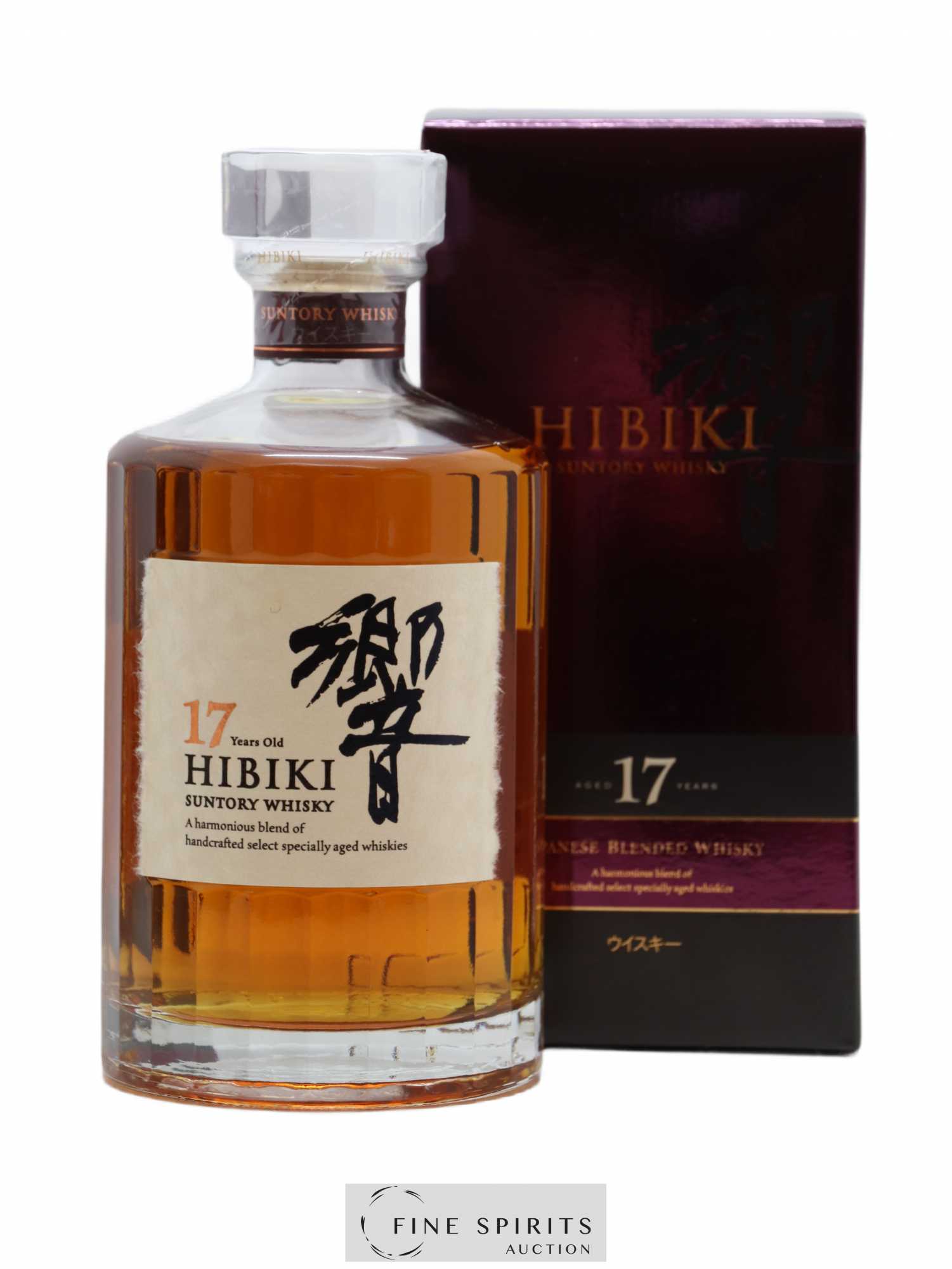 Hibiki 17 years Of. Suntory - Lot de 1 bouteille - 0