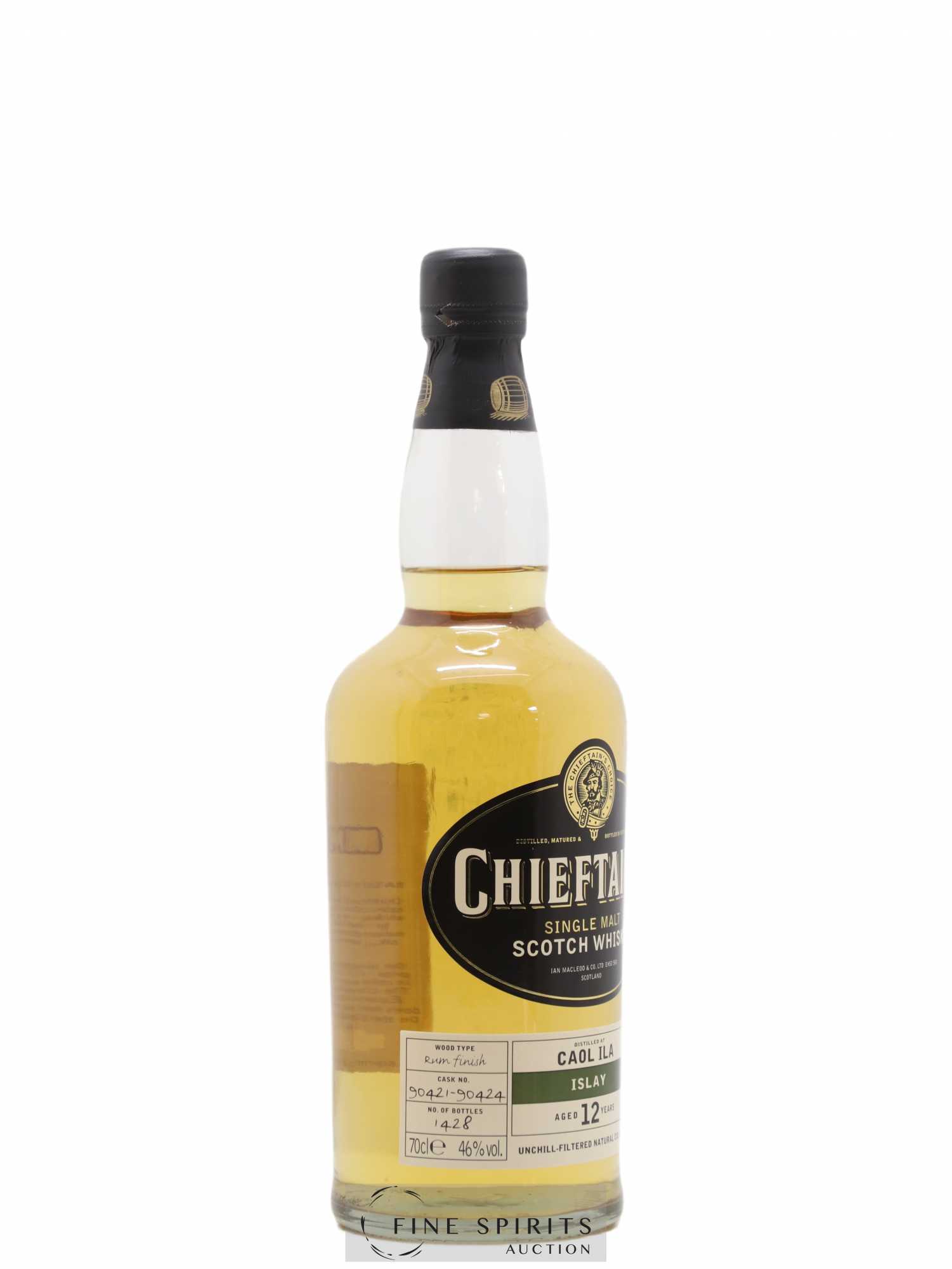 Caol Ila 12 years 1993 Chieftain's Cask n°90421-90424 - One of 1428 - bottled 2005 - Lot de 1 bouteille - 2