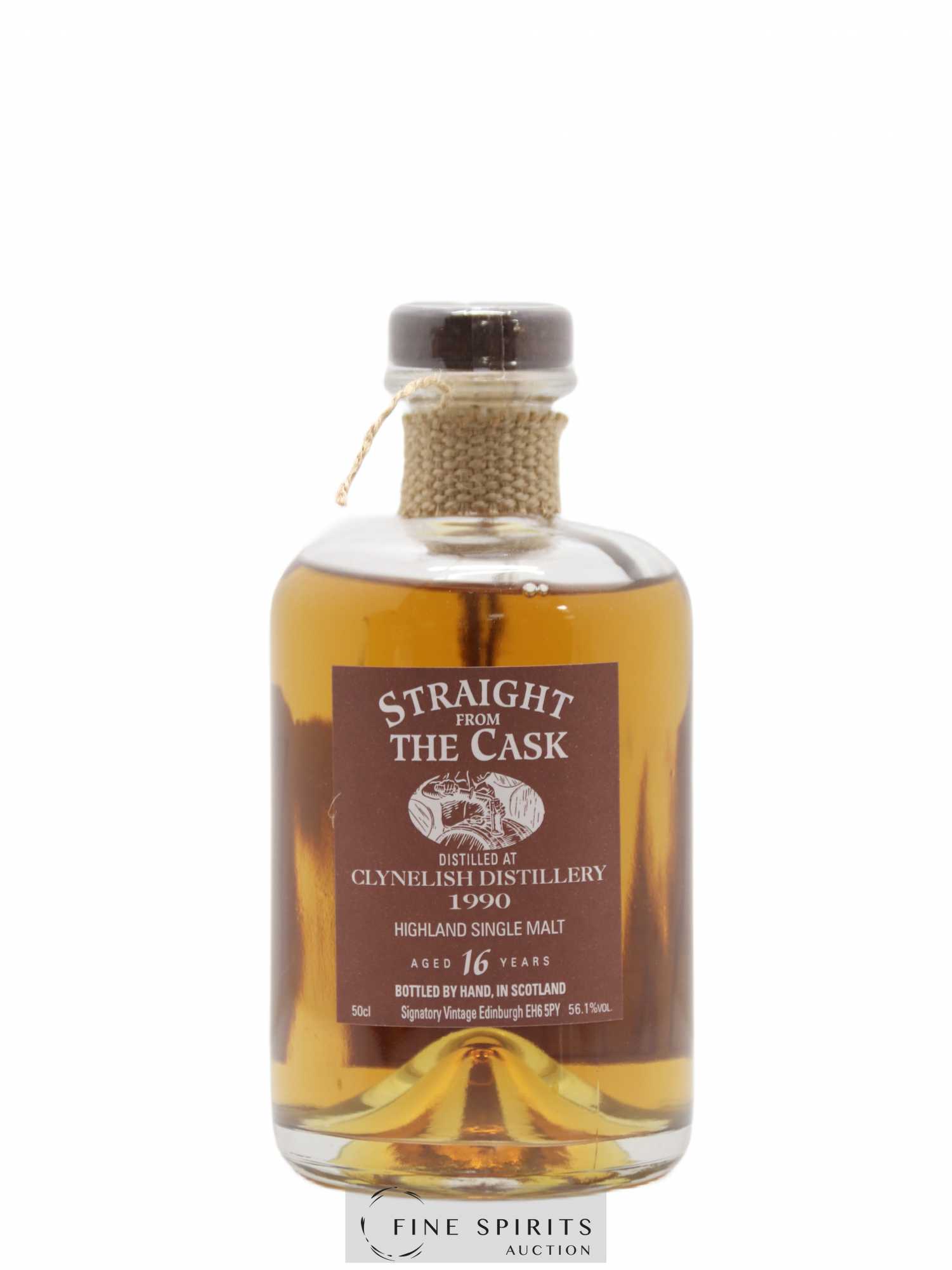 Clynelish 16 years 1990 Signatory Vintage Straight From The Cask n°06-796 - One of 446 - bottled 2006 - Lot de 1 bouteille - 1