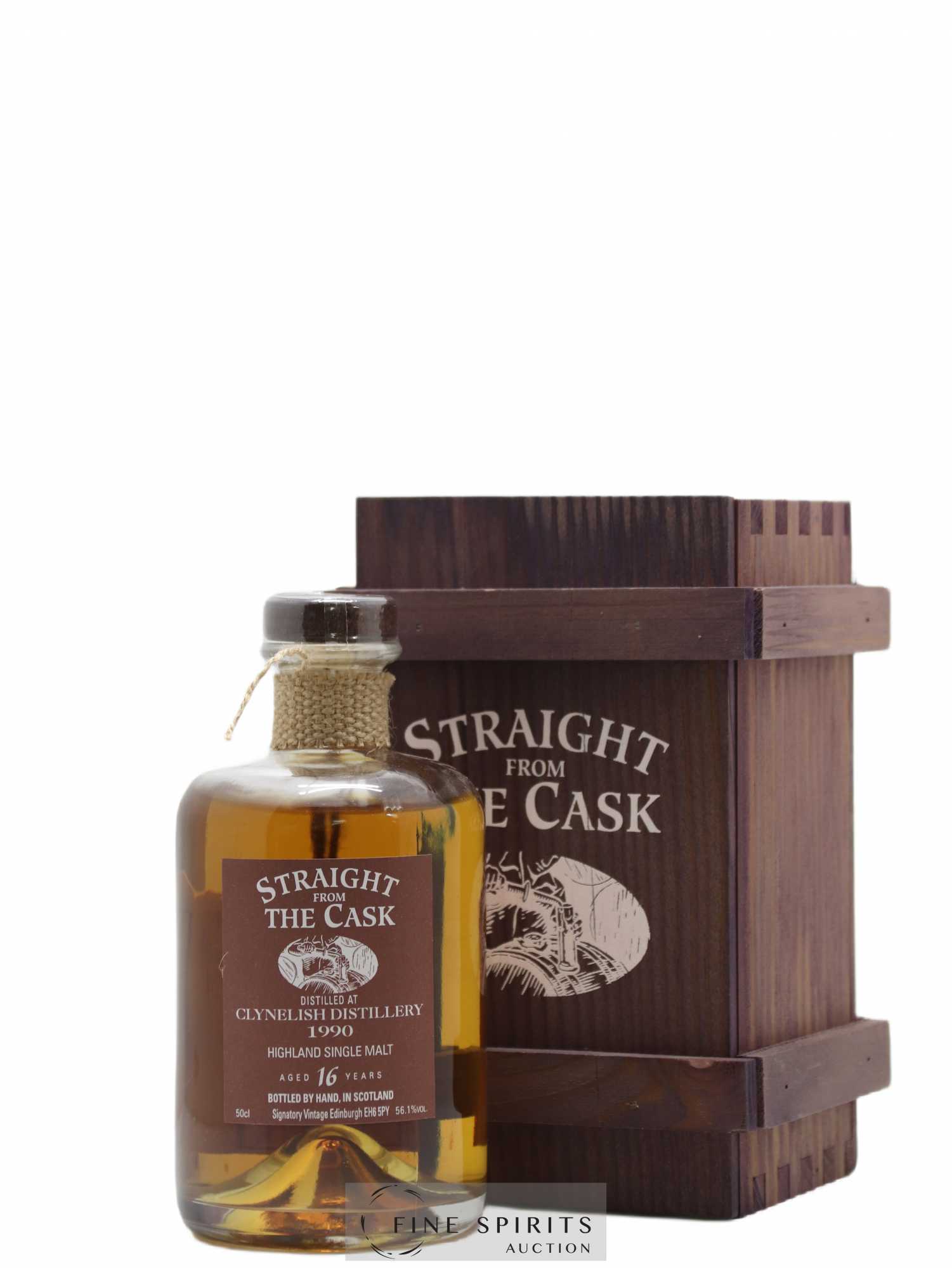 Clynelish 16 years 1990 Signatory Vintage Straight From The Cask n°06-796 - One of 446 - bottled 2006 - Lot de 1 bouteille - 0