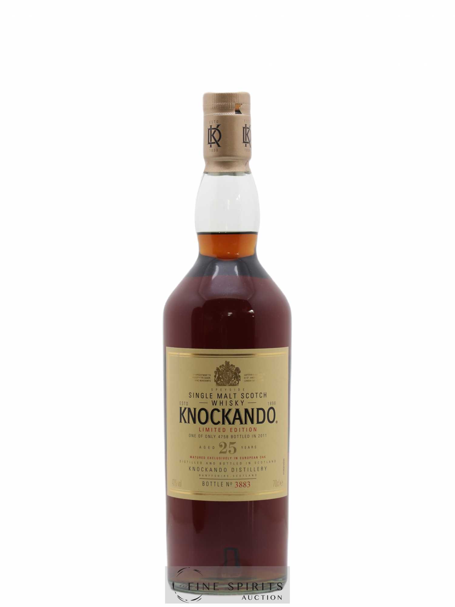 Knockando 25 years Of. One of 4758 - bottled 2011 Limited Edition - Posten von 1 Flasche - 1