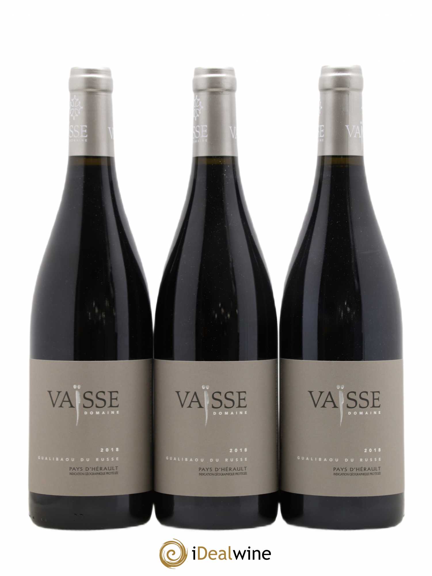 Pays d'Hérault Galibaou du Russe Vaisse (Domaine) 2018 - Lot de 3 bouteilles - 0