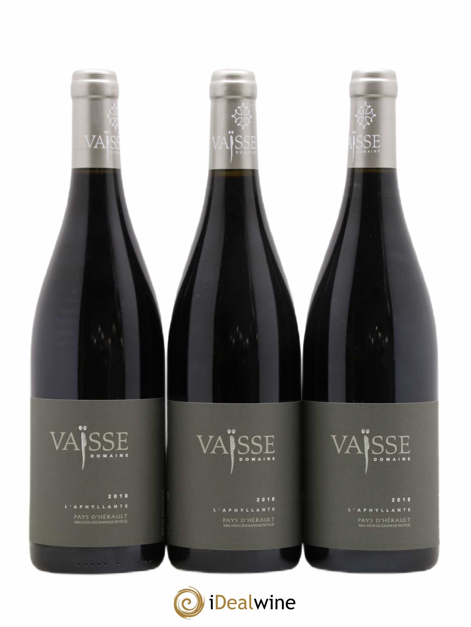Pays d'Hérault L'Aphyllante Vaisse (Domaine) 2018 - Lot de 3 bouteilles - 0
