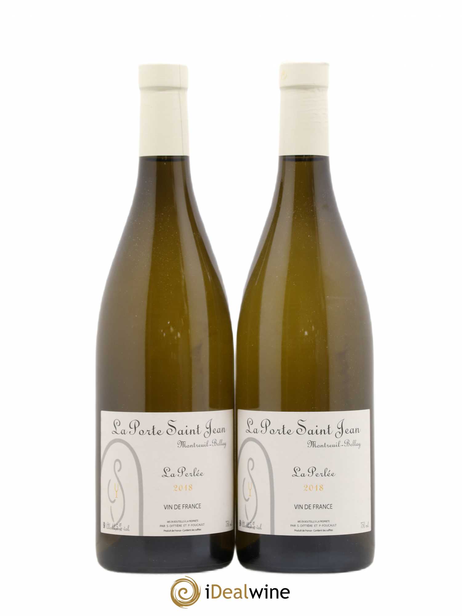 Vin de France La Perlée La Porte Saint Jean 2018 - Lot de 2 bouteilles - 0