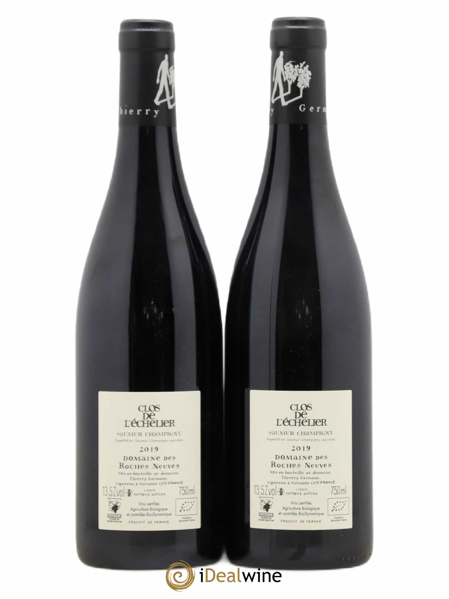 Saumur-Champigny Clos de l'Echelier Domaine des Roches Neuves - Thierry Germain 2019 - Lot de 2 bouteilles - 1
