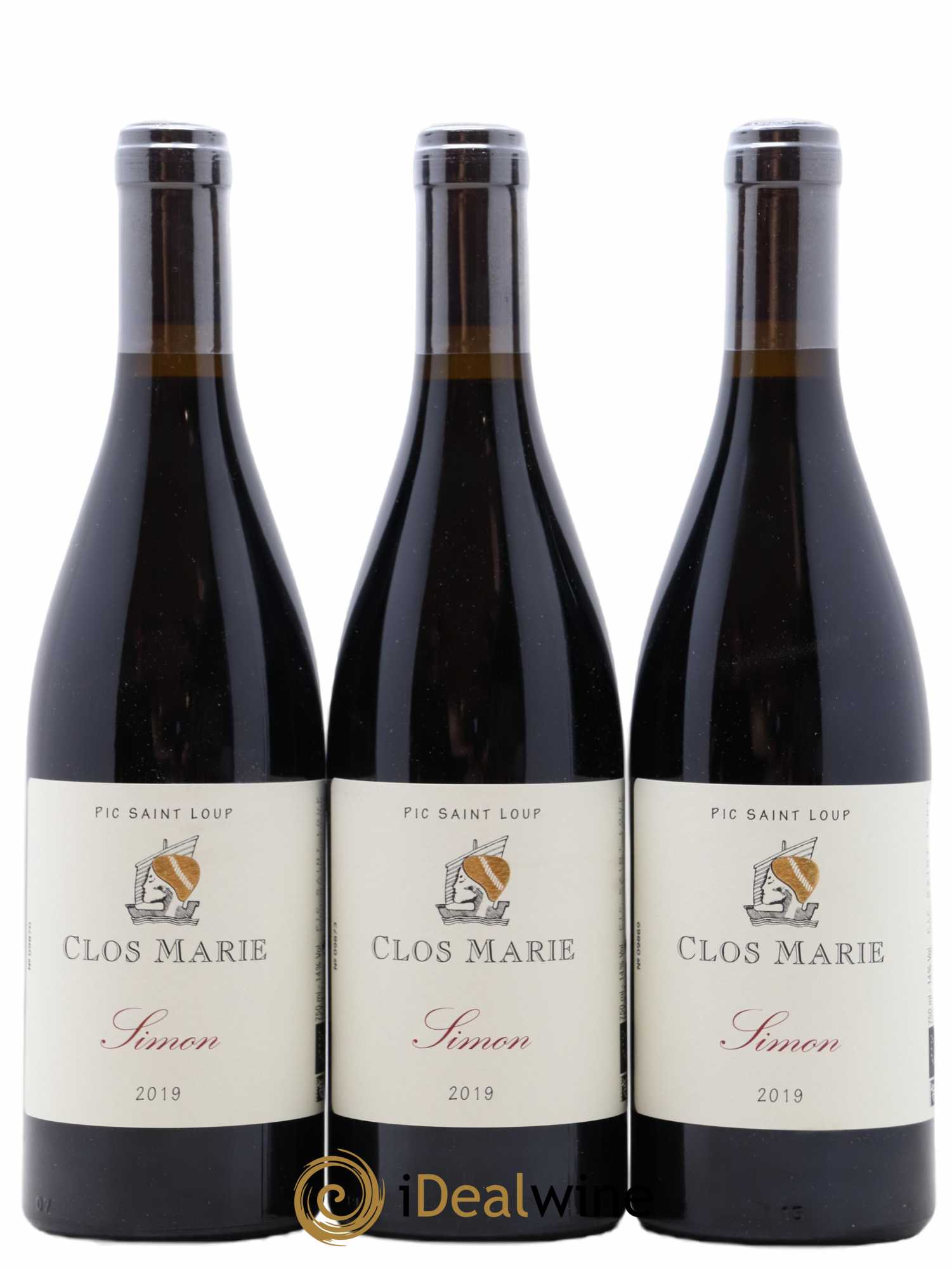 Pic Saint-Loup Clos Marie Cuvée Simon Christophe Peyrus et Françoise Julien 2019 - Lot de 6 bouteilles - 2