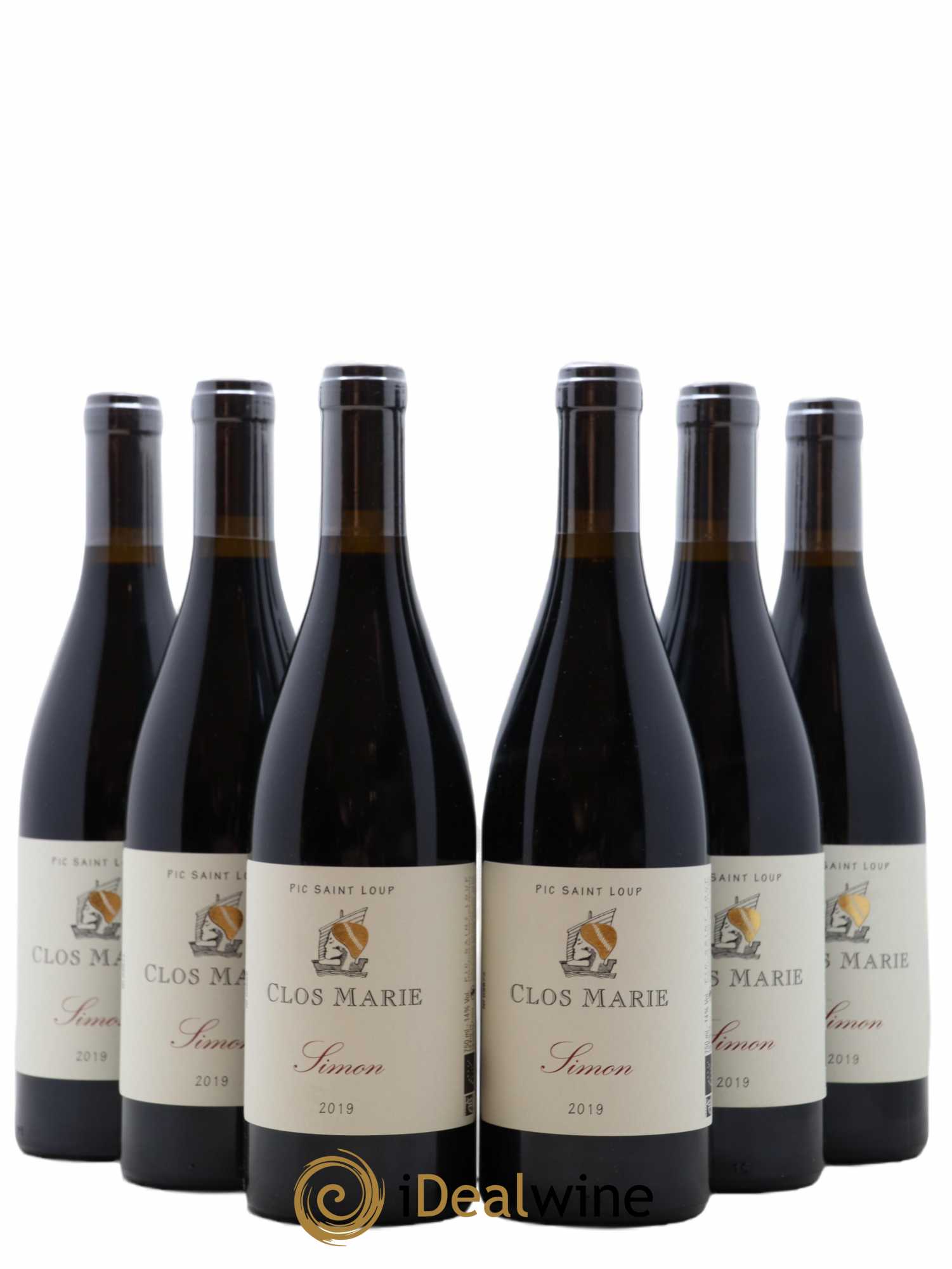 Pic Saint-Loup Clos Marie Cuvée Simon Christophe Peyrus et Françoise Julien 2019 - Lot de 6 bouteilles - 0
