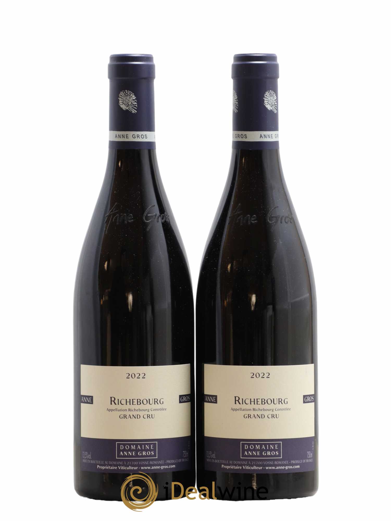 Richebourg Grand Cru Anne Gros 2022 - Posten von 2 Flaschen - 0