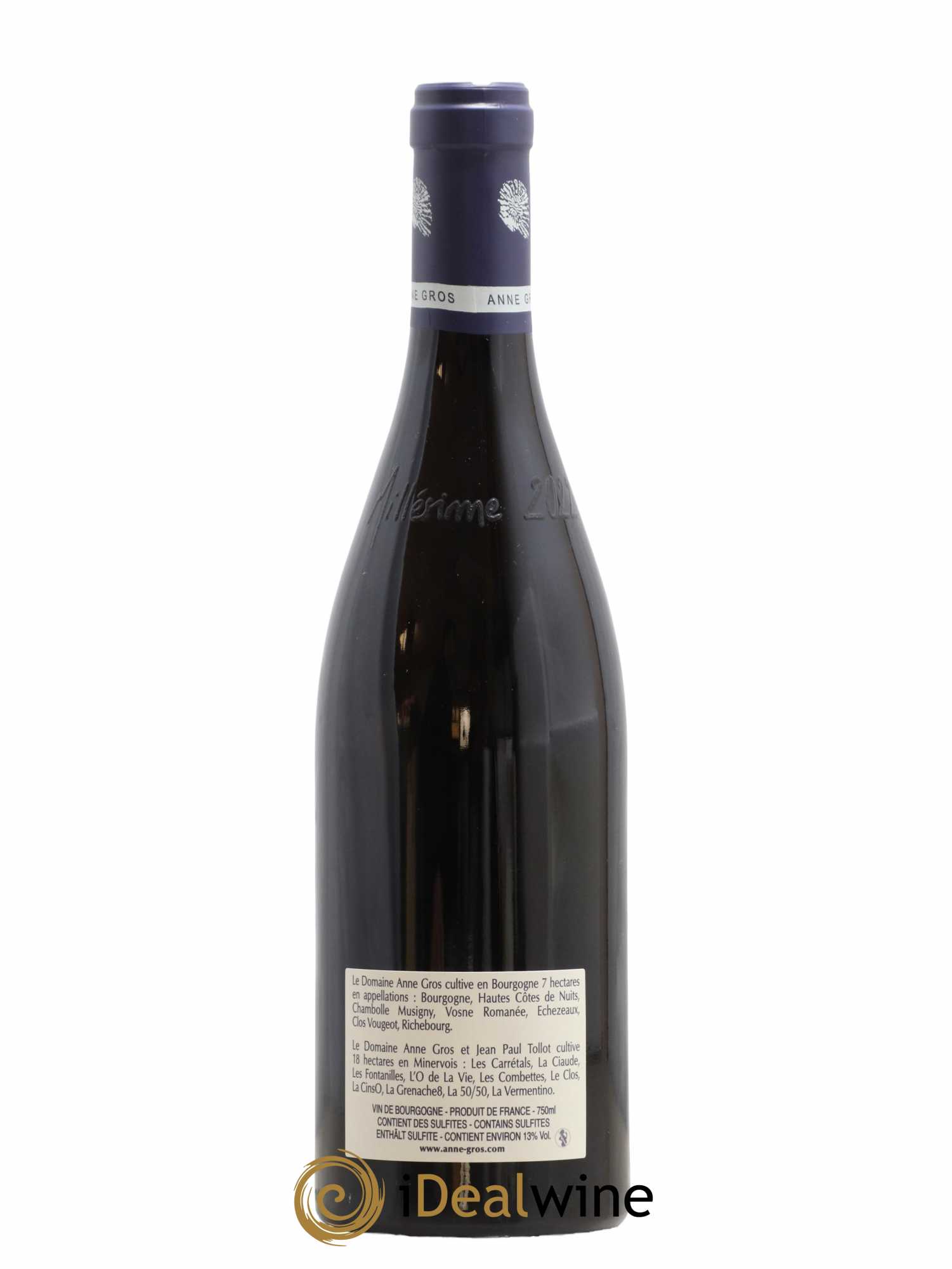 Richebourg Grand Cru Anne Gros 2022 - Lot de 1 bouteille - 1