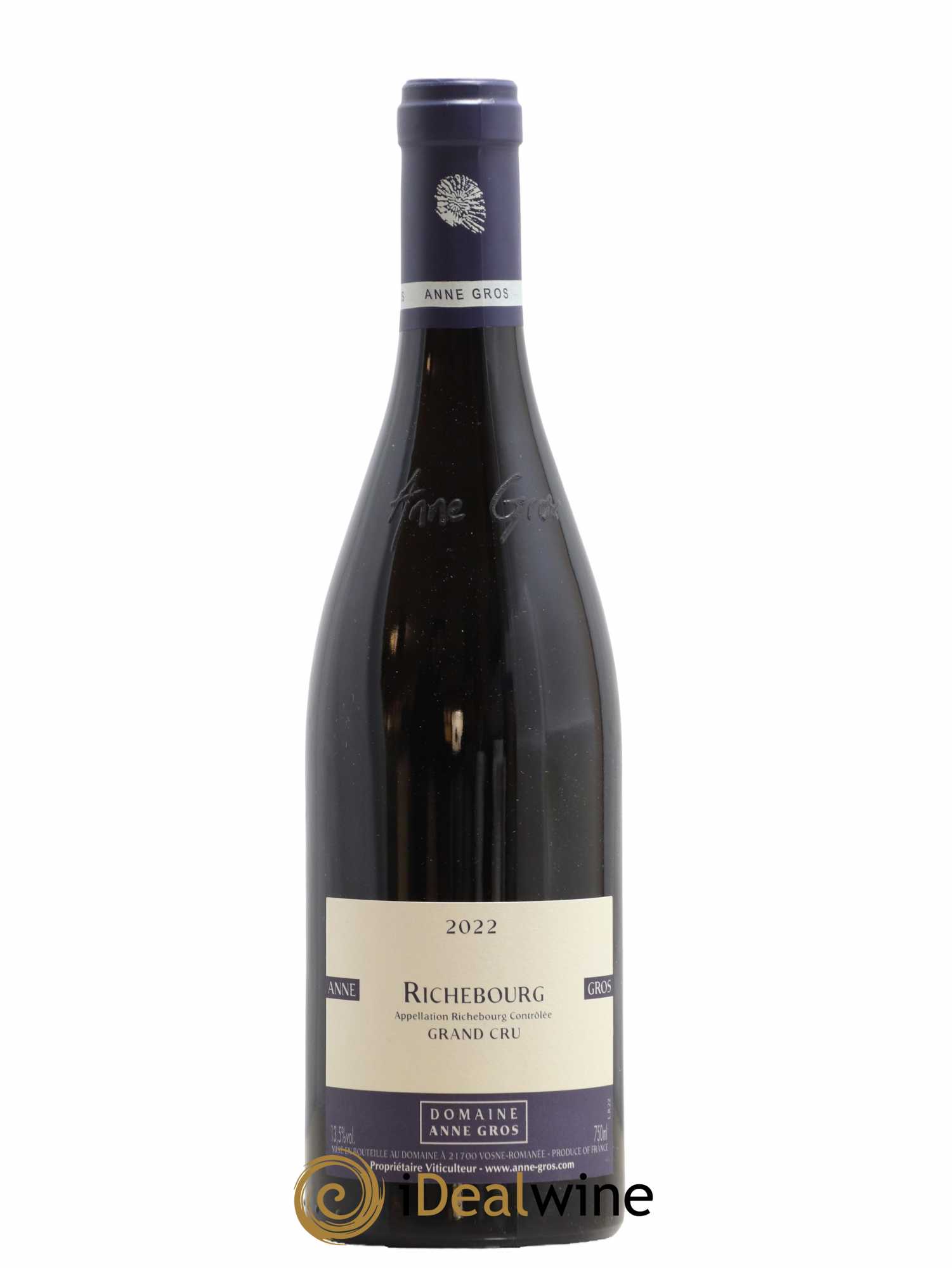 Richebourg Grand Cru Anne Gros 2022 - Lot de 1 bouteille - 0