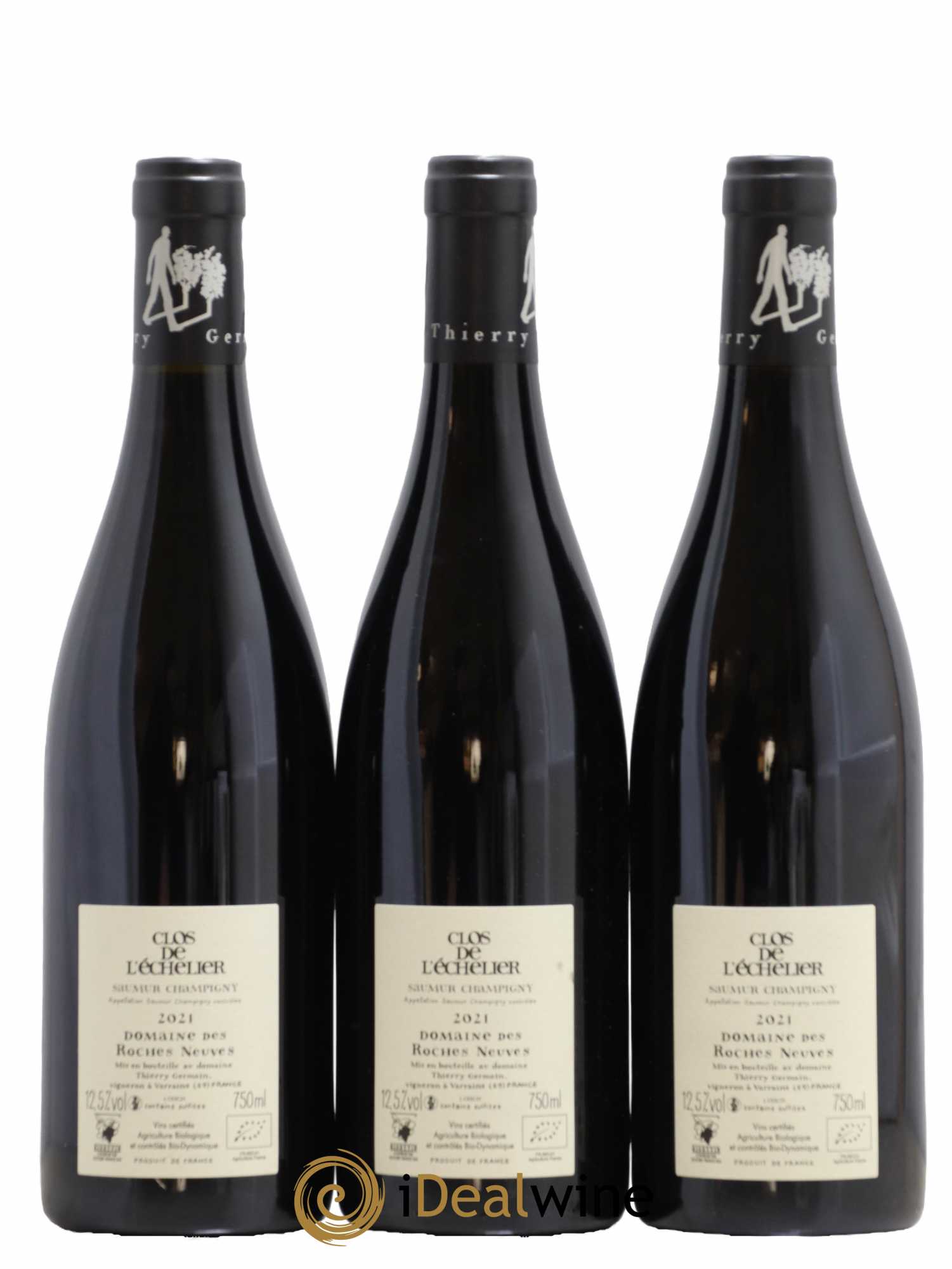 Saumur-Champigny Clos de l'Echelier Domaine des Roches Neuves - Thierry Germain  2021 - Posten von 3 Flaschen - 1