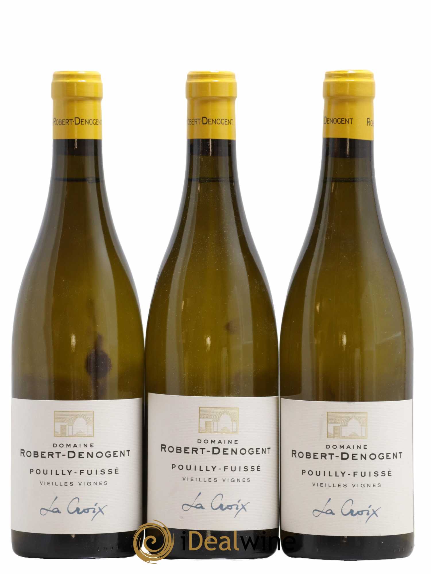Pouilly-Fuissé La Croix Vieilles Vignes Robert Denogent (Domaine) 2019 - Lot de 3 bouteilles - 0