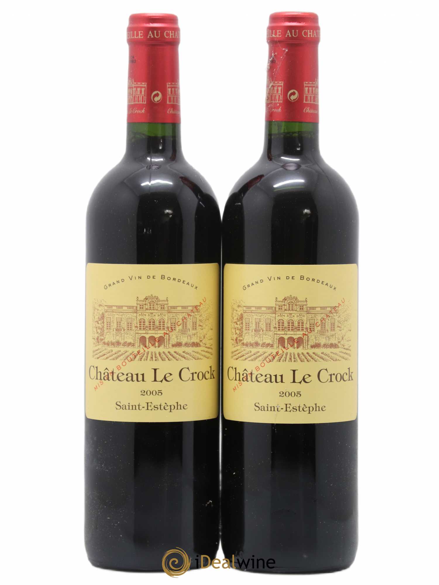 Château le Crock Cru Bourgeois 2005 - Lot de 2 bouteilles - 0