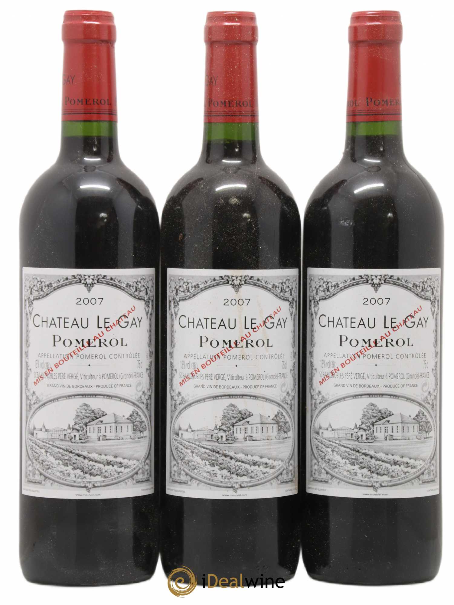 Château Le Gay 2007 - Lot de 3 bouteilles - 0