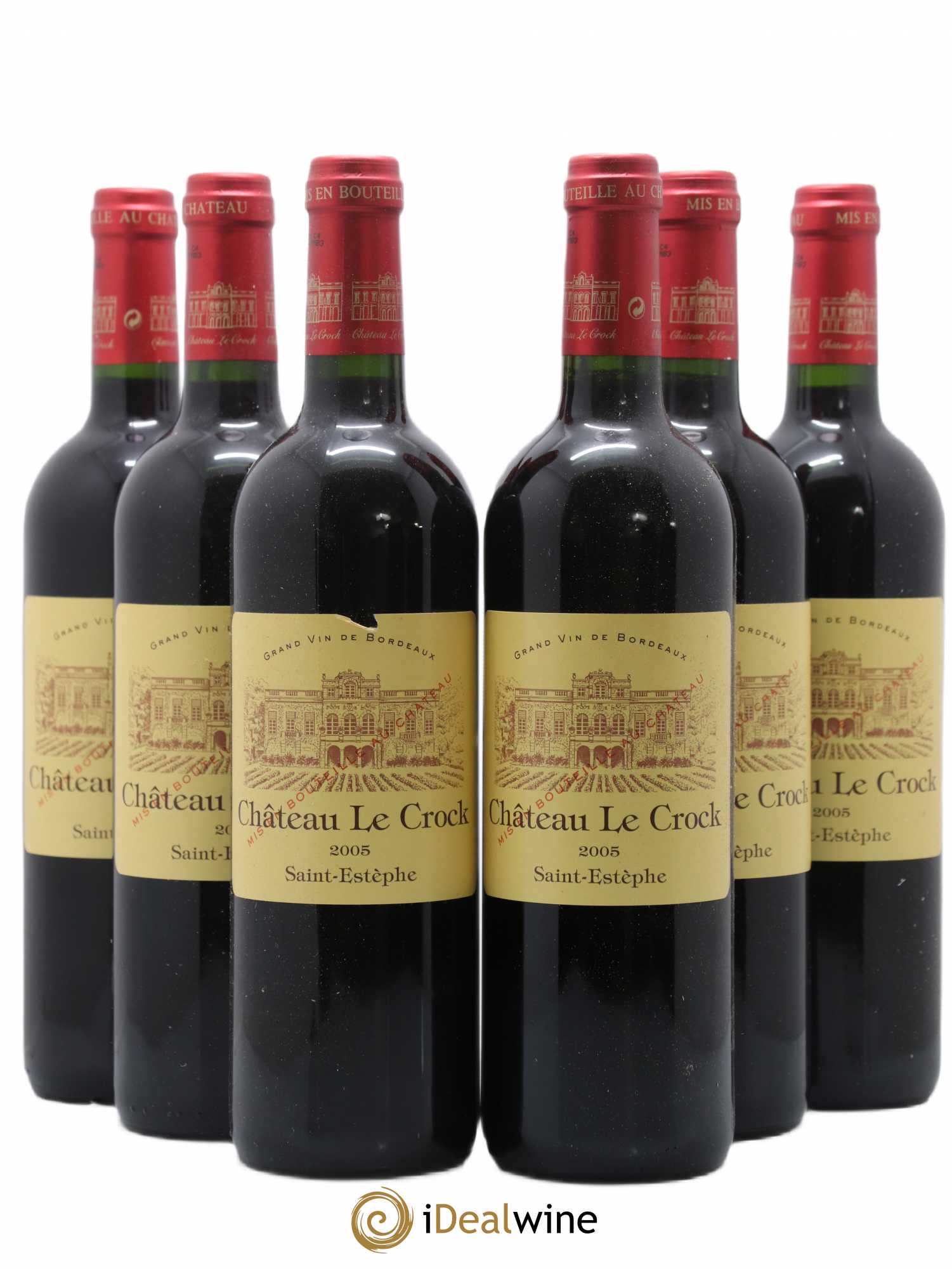 Château le Crock Cru Bourgeois 2005 - Lot de 6 bouteilles - 0