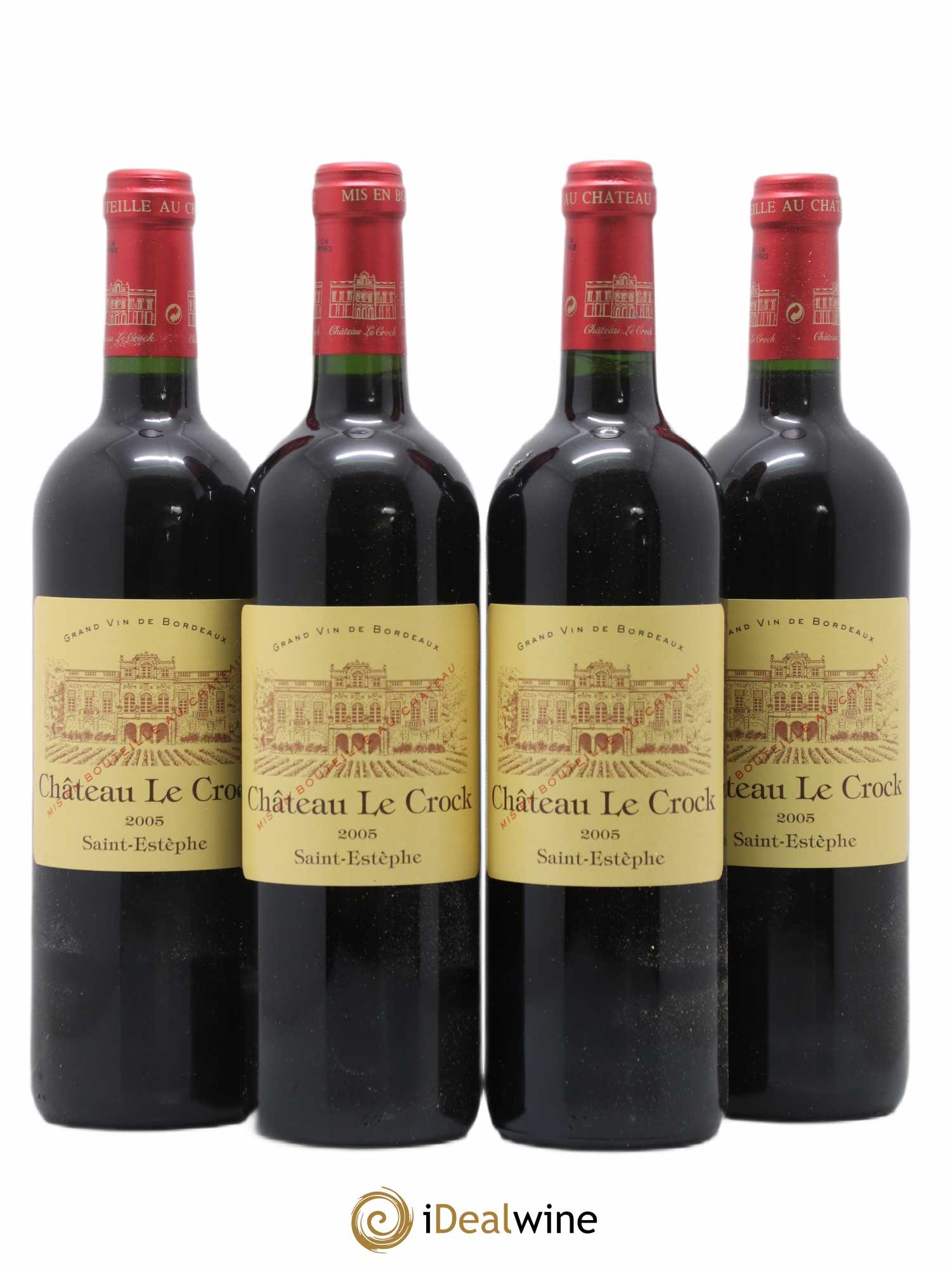 Château le Crock Cru Bourgeois 2005 - Lot de 4 bouteilles - 0