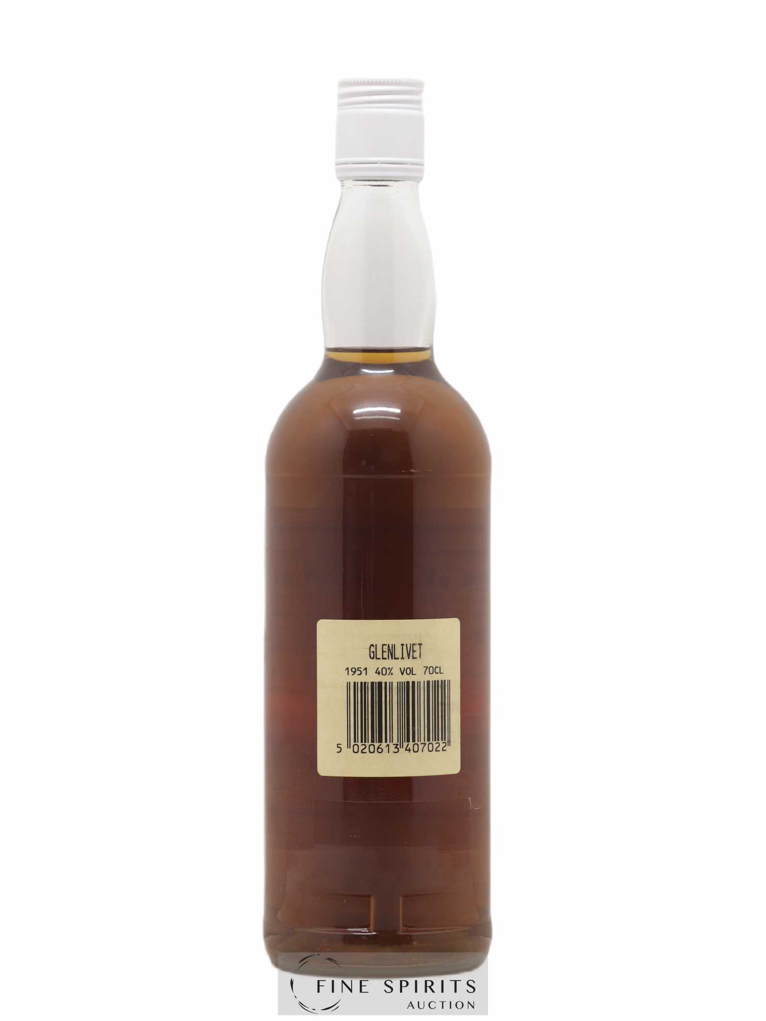 Glenlivet (The) 1951 Gordon & MacPhail George & J.G. Smith's - Lot de 1 bouteille - 2