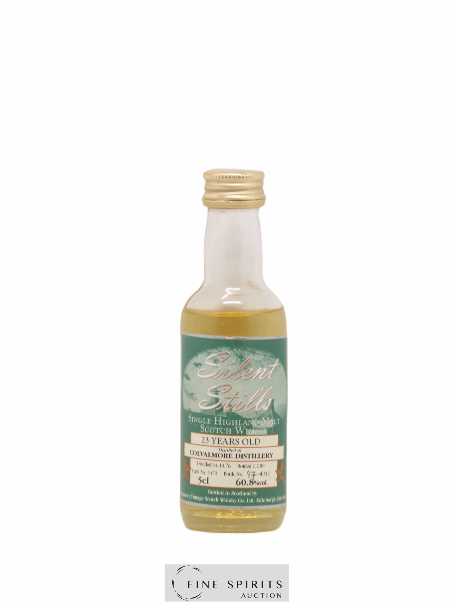 Convalmore 23 years 1976 Of. Silent Stills Cask n°4470 - One of 314 - bottled 2000 - Lot de 1 bouteille - 4