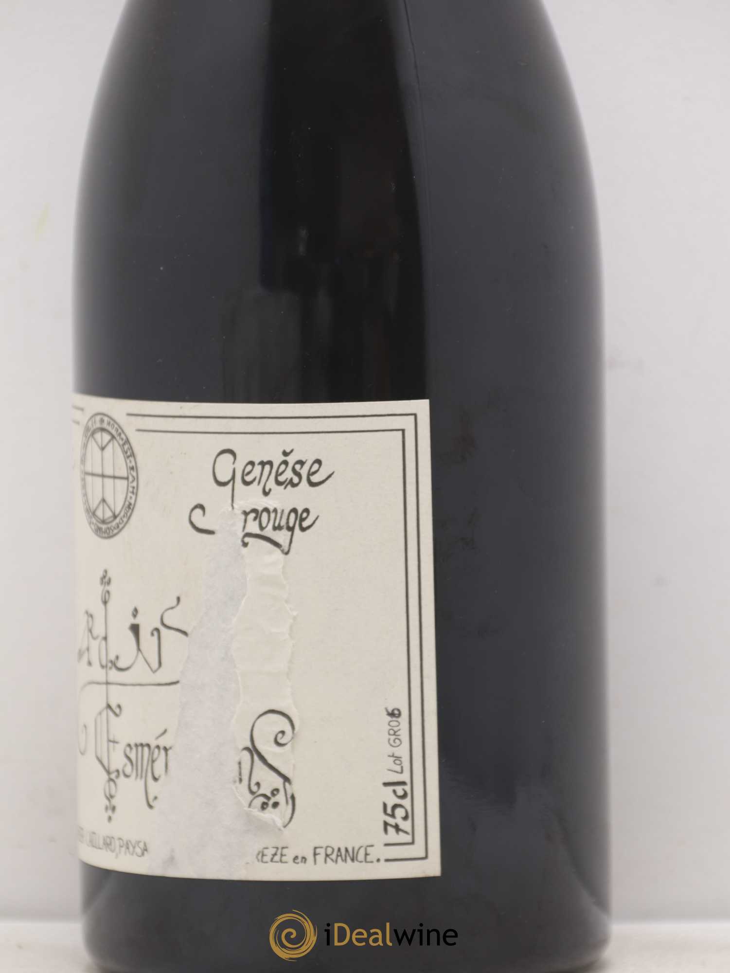 Vin de France Génèse Xavier Caillard - Les Jardins Esmeraldins 2006 - Lot de 1 bouteille - 1