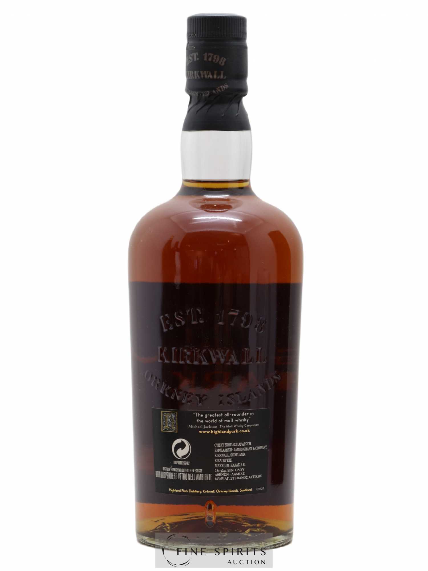 Highland Park 18 years Of. The Greatest All-Rounder in the World of Malt Whisky - Lot de 1 bouteille - 2