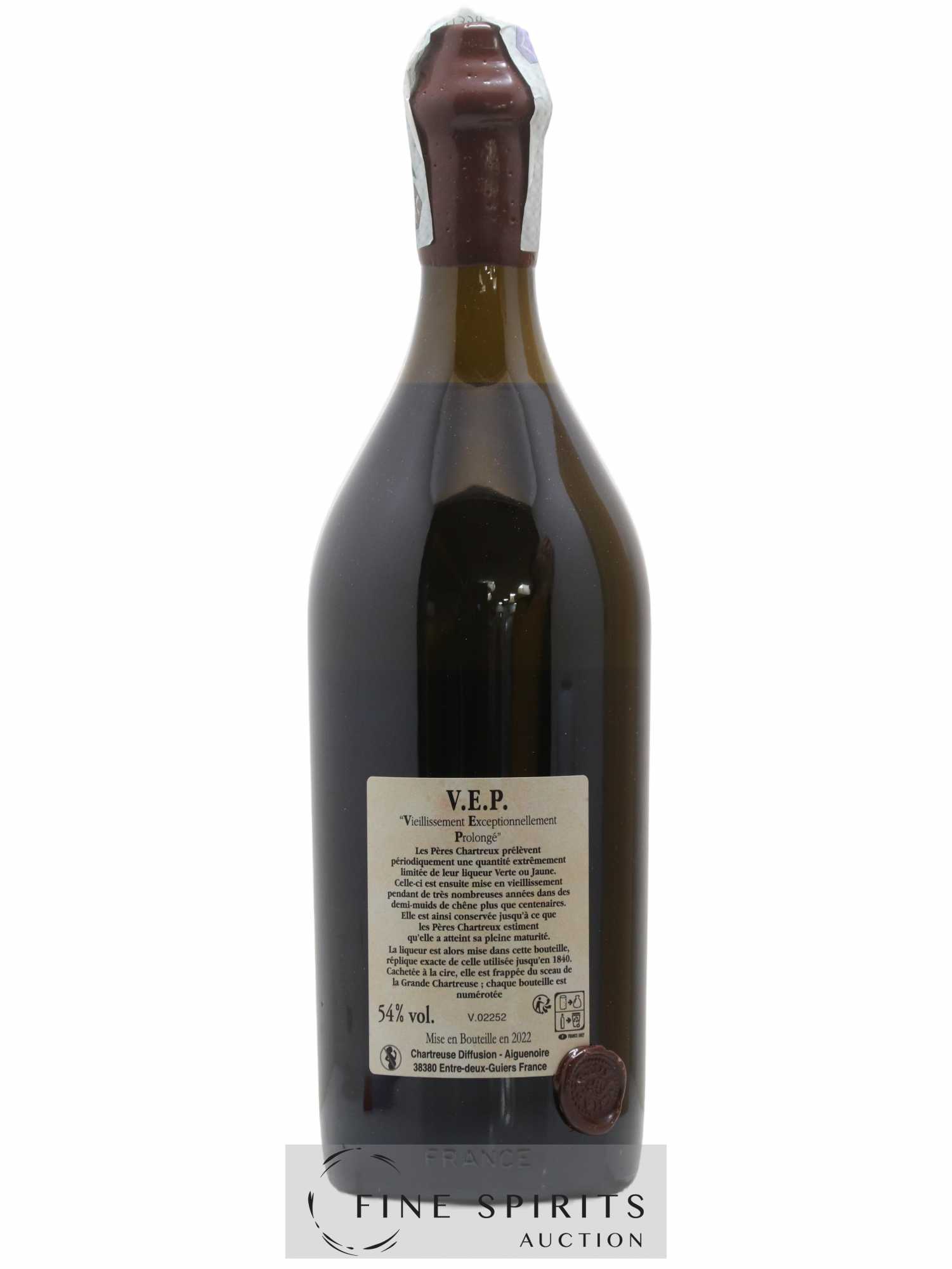 Chartreuse Of. Verte V.E.P. Mise 2022 - Posten von 1 Liter - 2