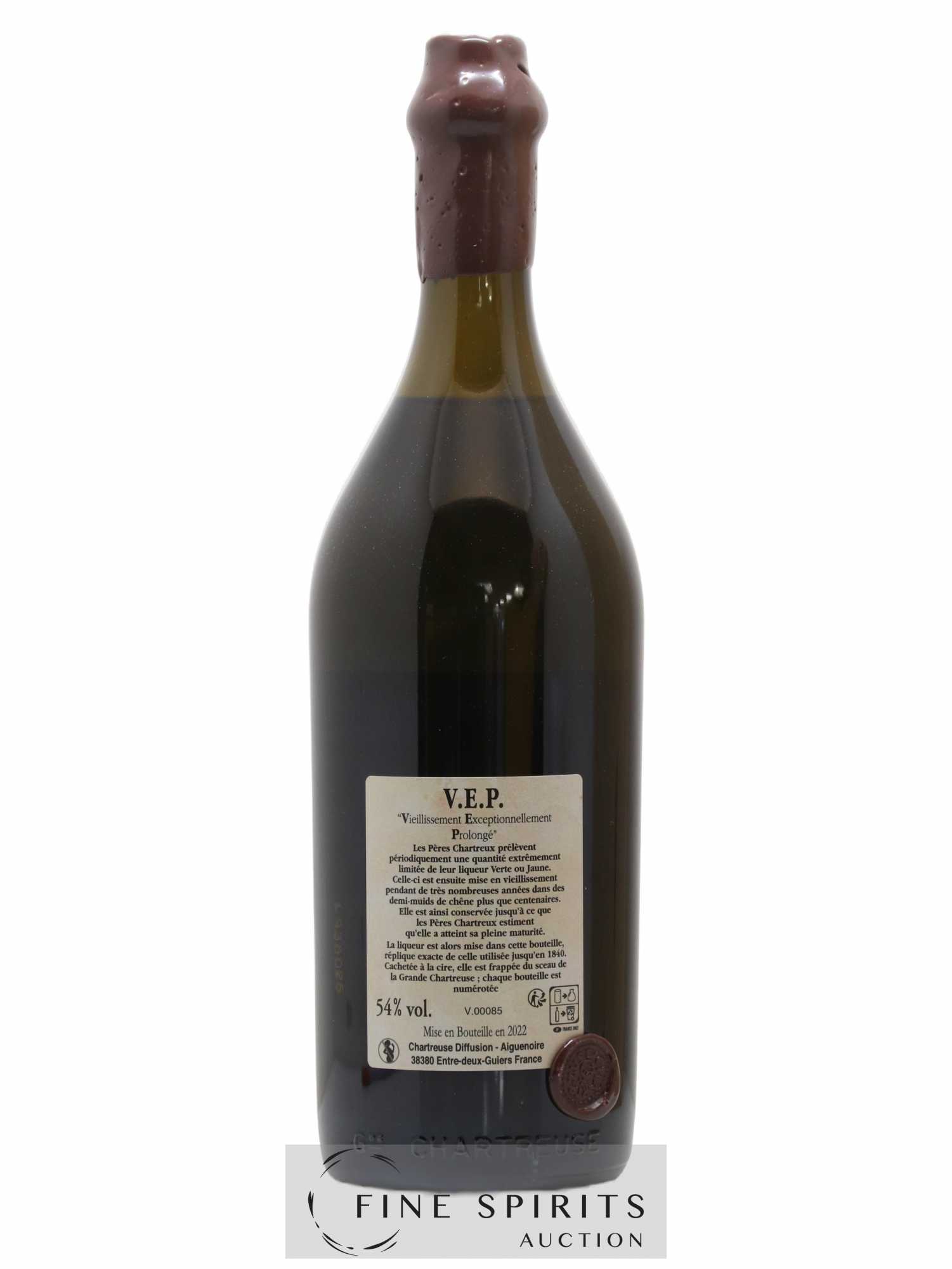 Chartreuse Of. Verte V.E.P. Mise 2022 - Posten von 1 Liter - 2