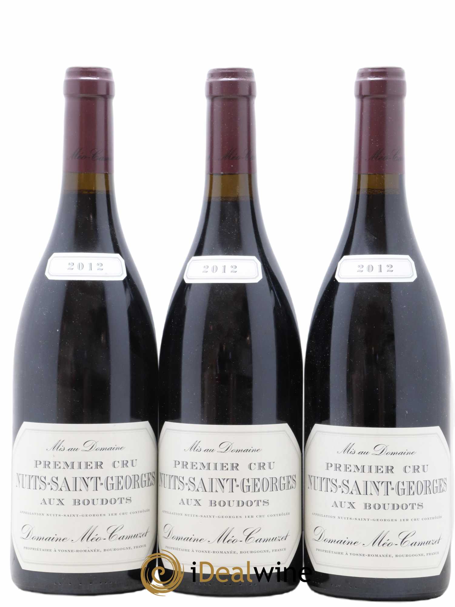 Nuits-Saint-Georges 1er Cru Aux Boudots Méo-Camuzet (Domaine) 2012 - Lot de 3 bouteilles - 0