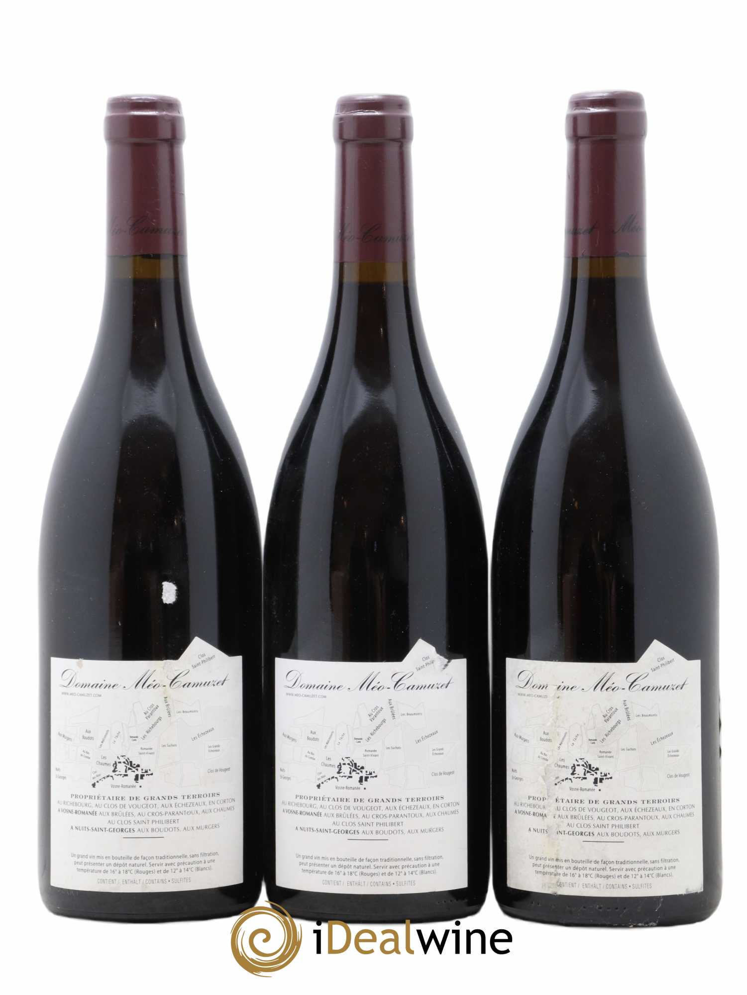 Nuits-Saint-Georges 1er Cru Aux Murgers Méo-Camuzet (Domaine) 2012 - Lot de 3 bouteilles - 1