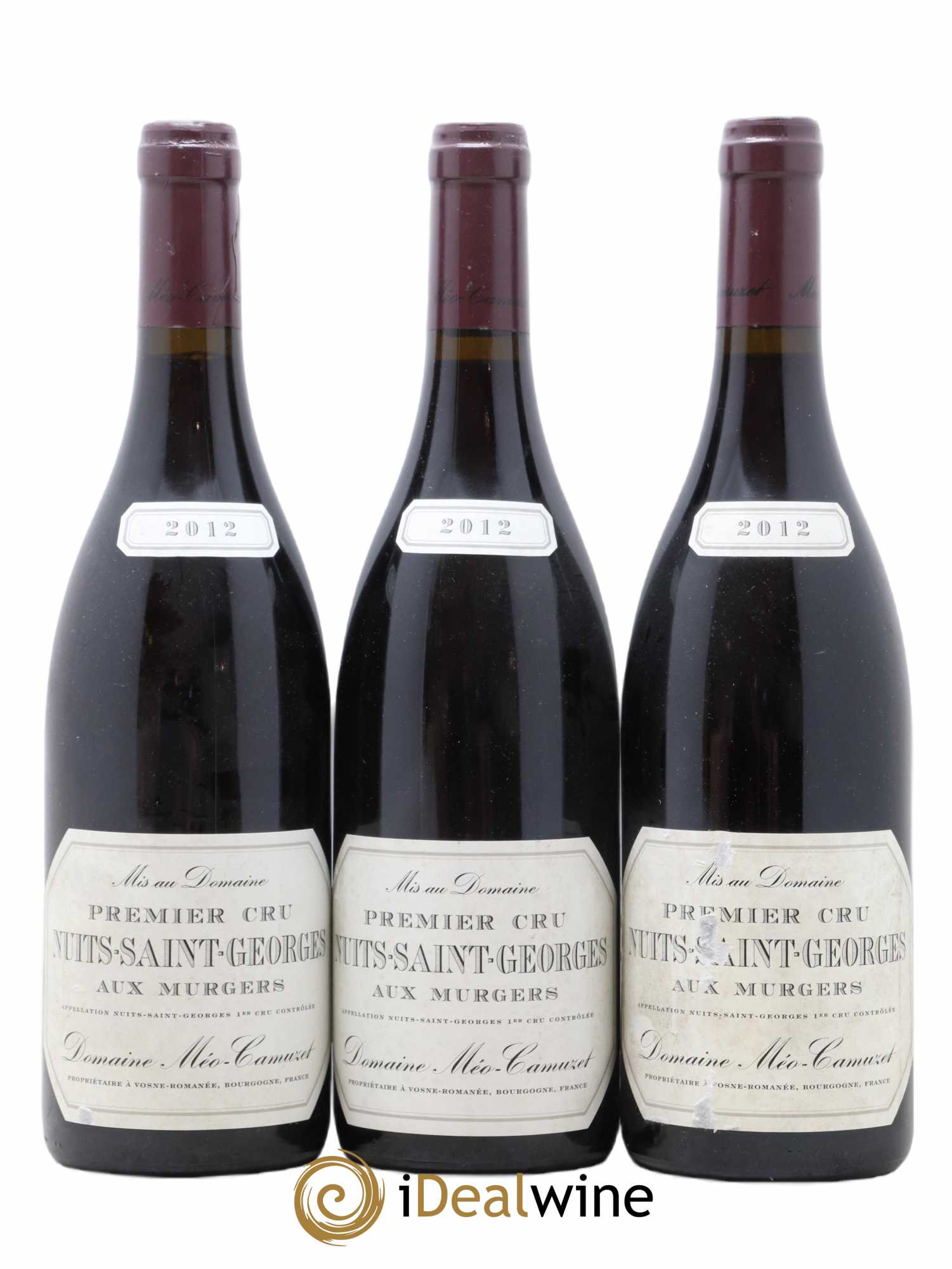 Nuits-Saint-Georges 1er Cru Aux Murgers Méo-Camuzet (Domaine) 2012 - Lot de 3 bouteilles - 0
