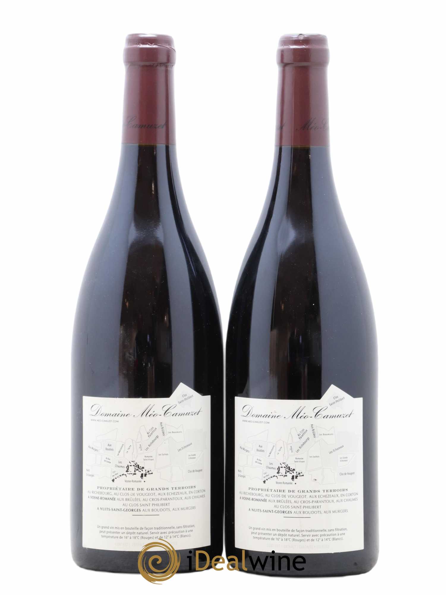 Echezeaux Grand Cru Les Rouges du Bas Méo-Camuzet (Domaine) 2008 - Lotto di 2 bottiglie - 1