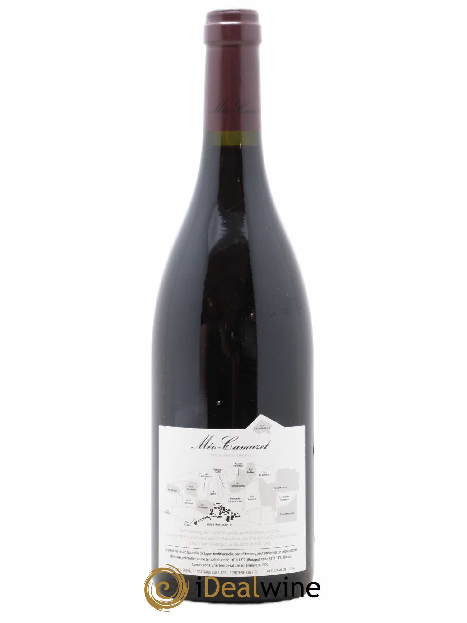 Clos de Vougeot Grand Cru Près le Cellier Méo-Camuzet (Domaine) 2017 - Lot de 1 bouteille - 1