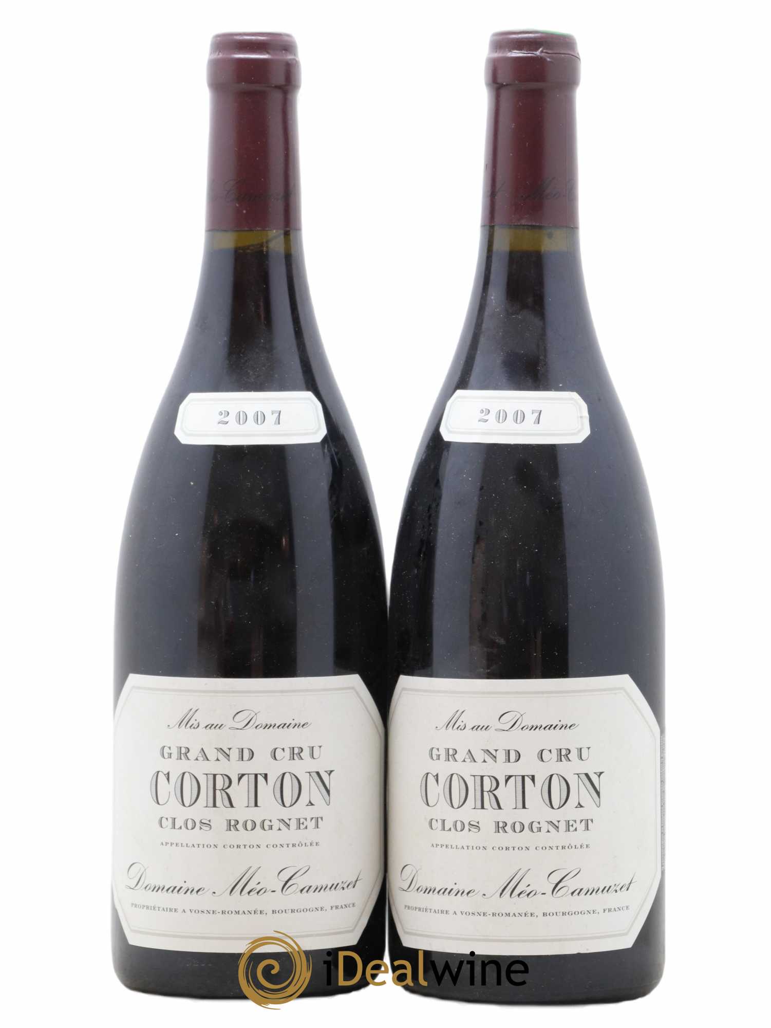 Corton Grand Cru Clos Rognet Méo-Camuzet (Domaine) 2007 - Lot de 2 bouteilles - 0