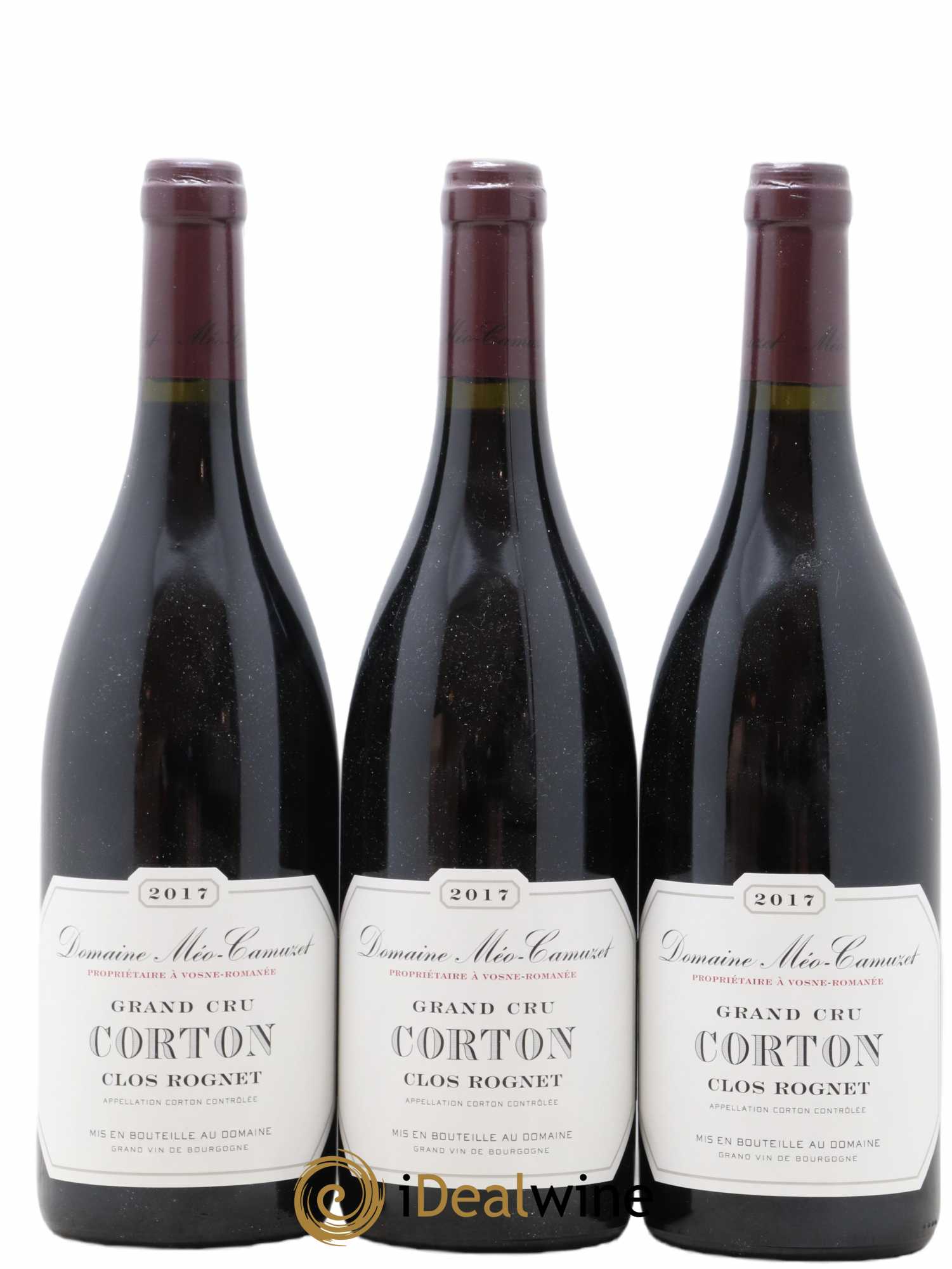 Corton Grand Cru Clos Rognet Méo-Camuzet (Domaine) 2017 - Lot de 3 bouteilles - 0
