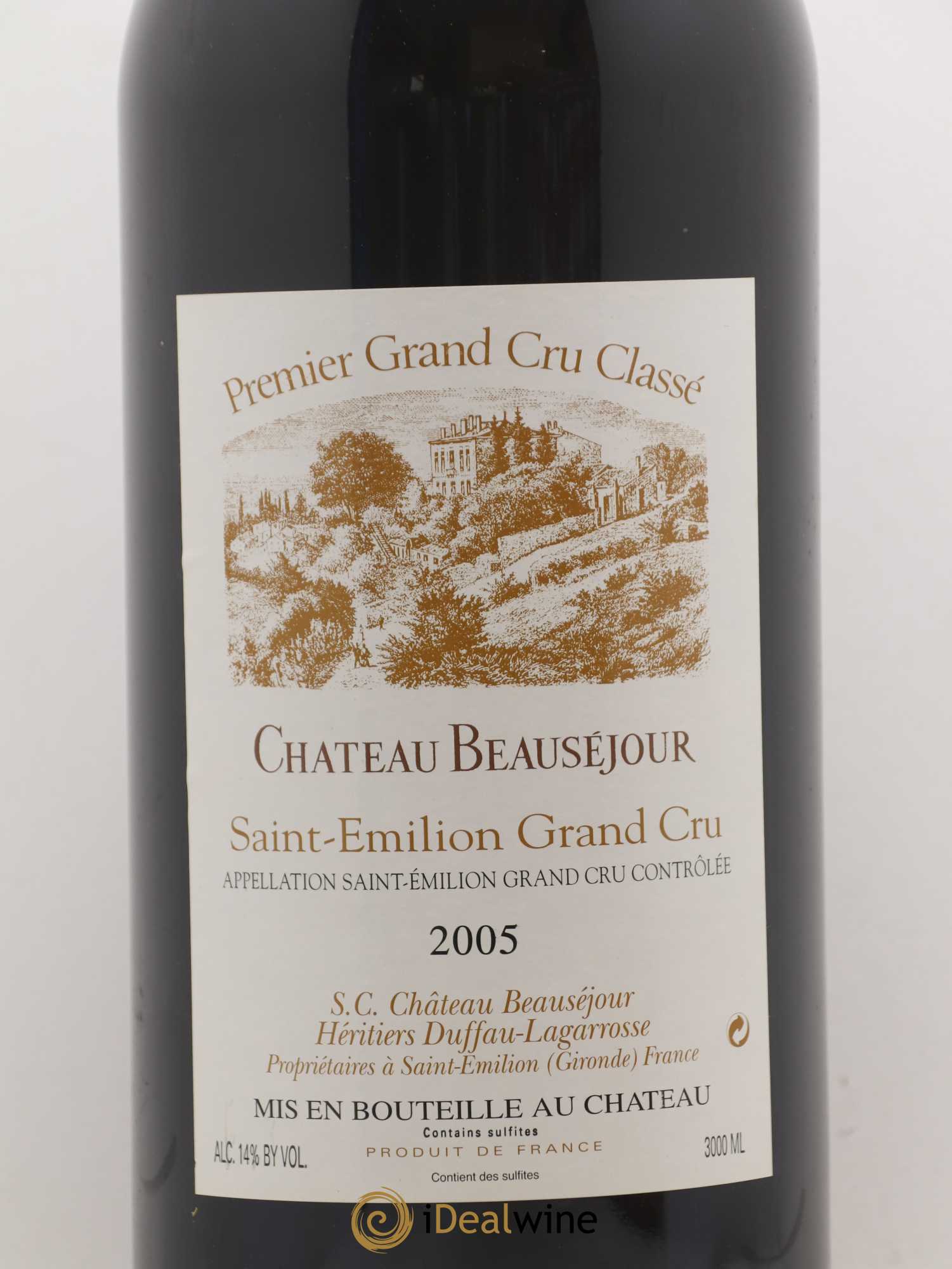 Château Beauséjour (Duffau-Lagarrosse) 1er Grand Cru Classé B 2005 - Lot de 1 double magnum - 1