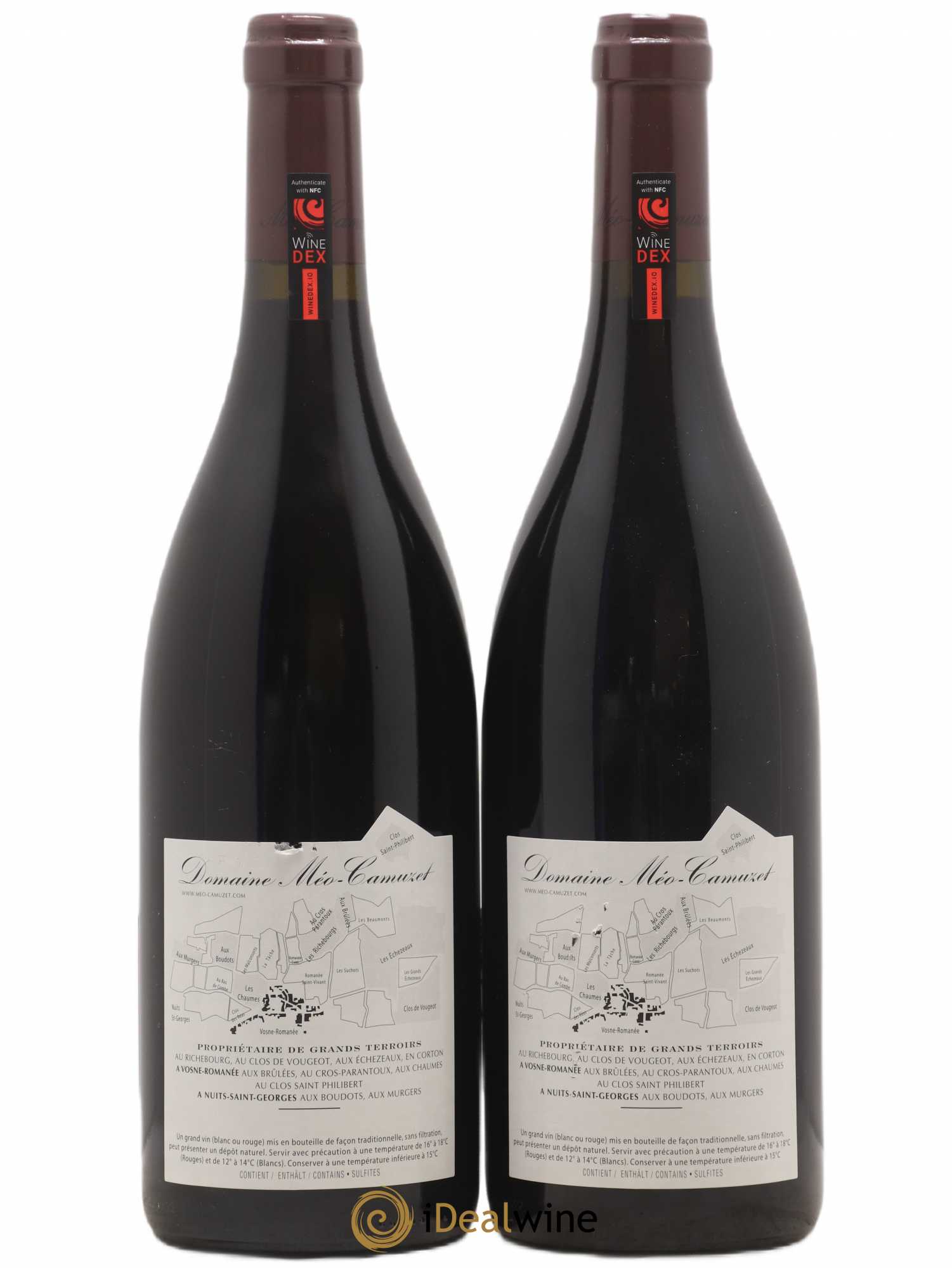 Vosne-Romanée 1er Cru Au Cros Parantoux Méo-Camuzet (Domaine) 2014 - Lotto di 2 bottiglie - 1