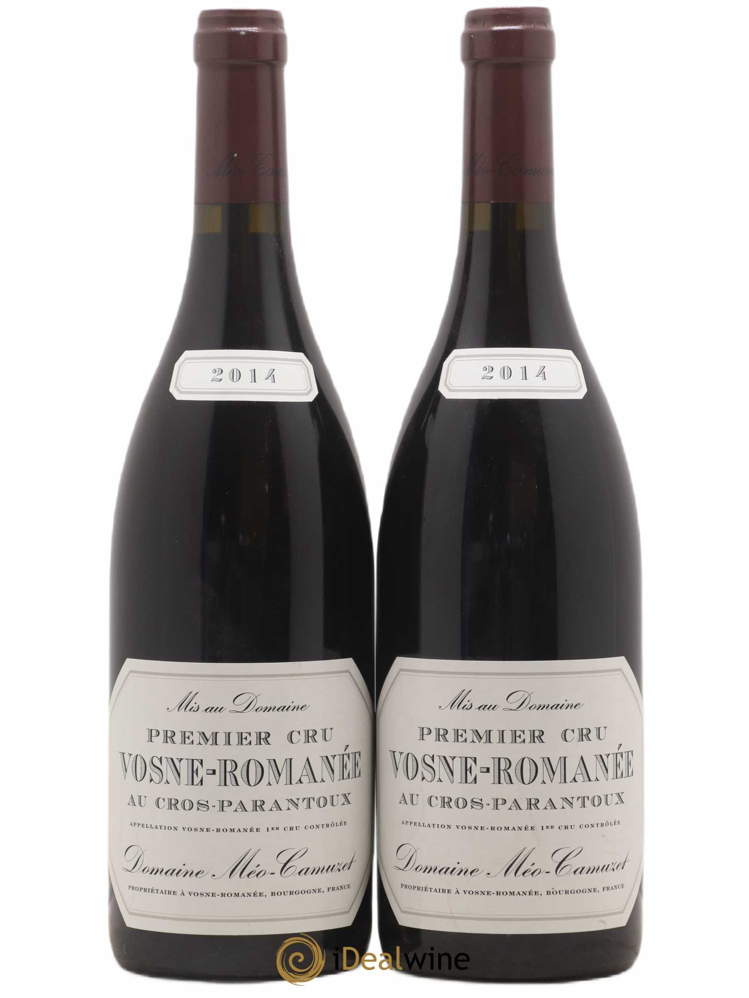 Vosne-Romanée 1er Cru Au Cros Parantoux Méo-Camuzet (Domaine) 2014 - Lotto di 2 bottiglie - 0