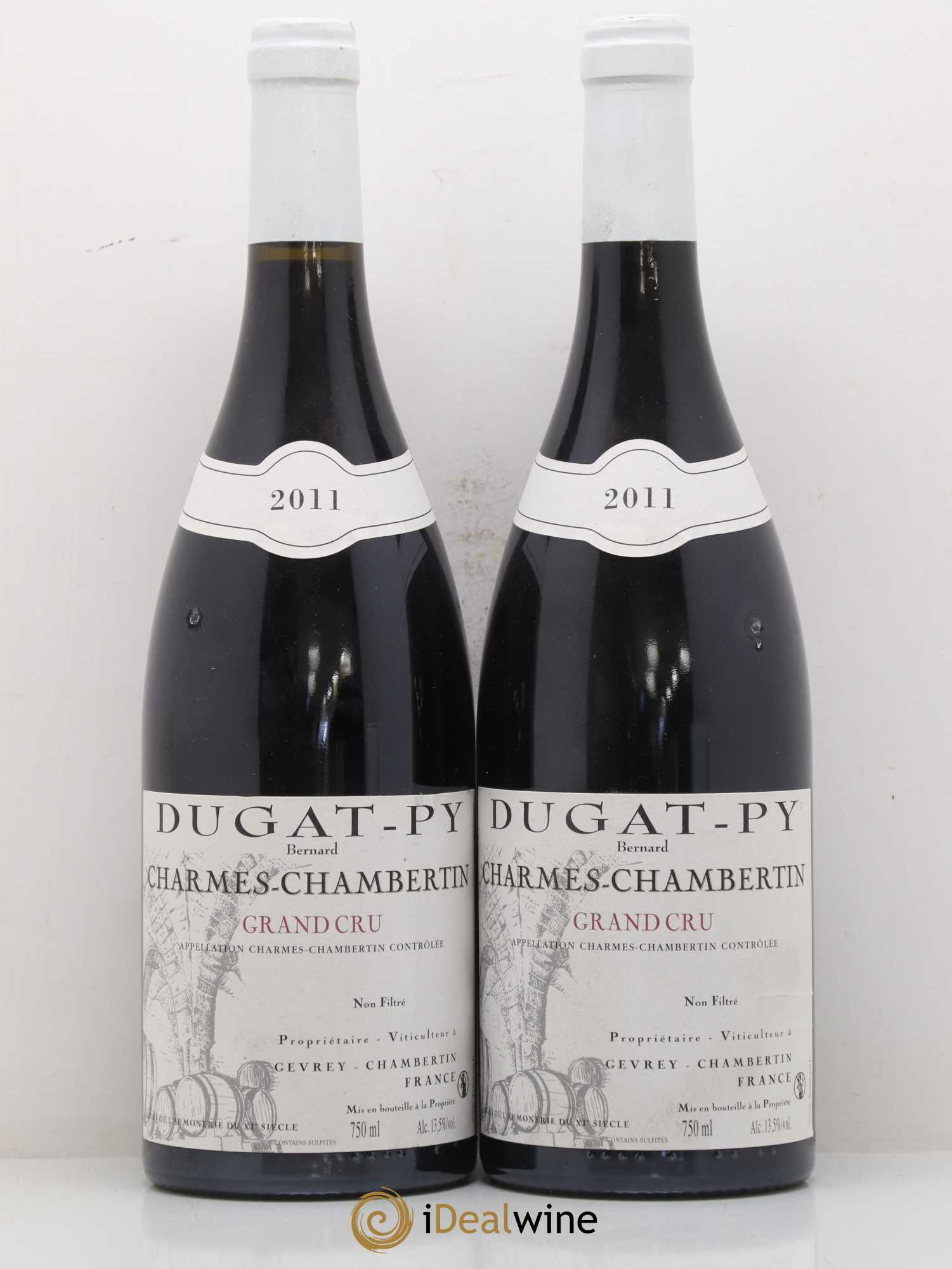 Charmes-Chambertin Grand Cru Dugat-Py 2011 - Lot de 2 bouteilles - 0