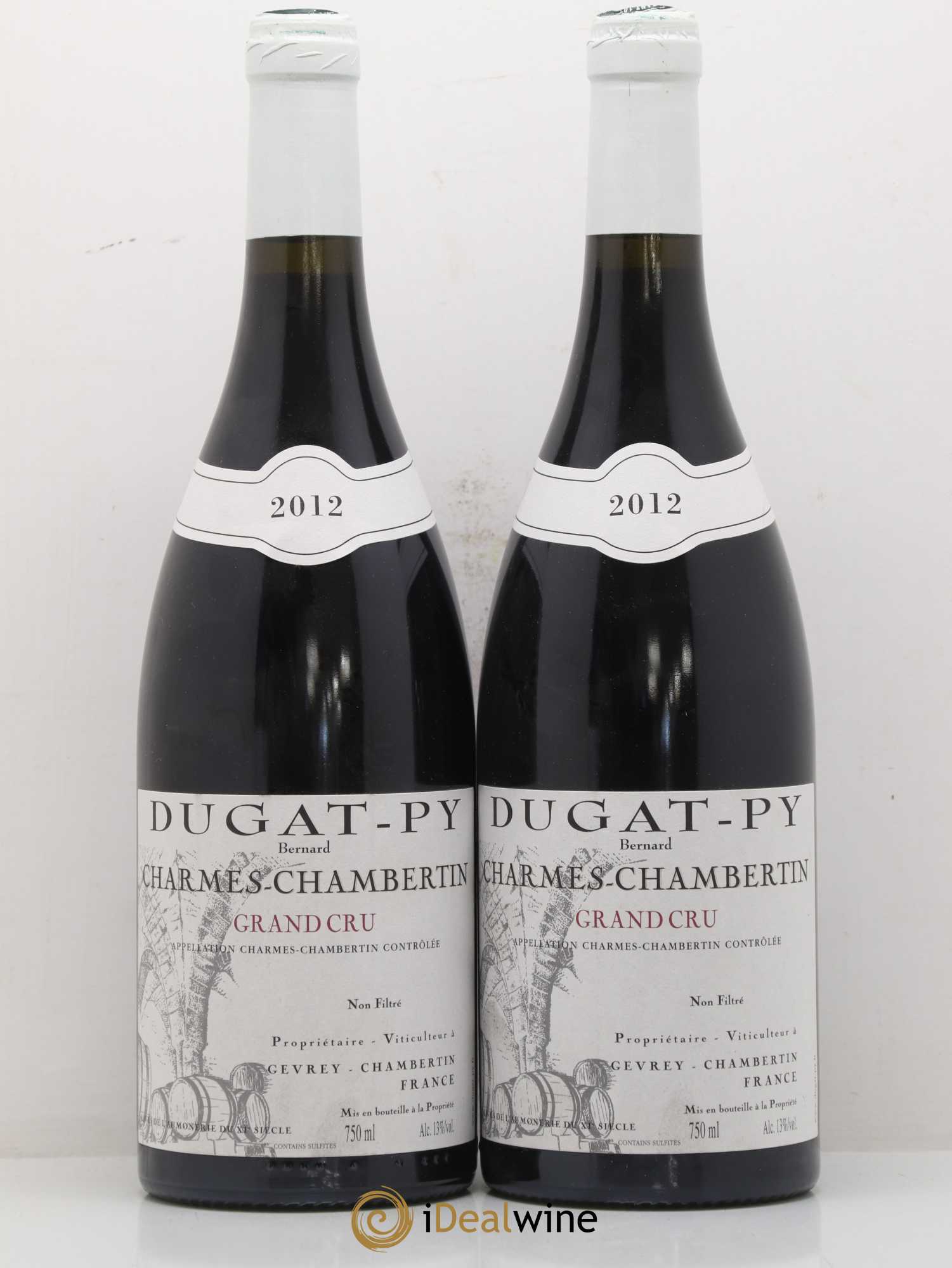 Charmes-Chambertin Grand Cru Dugat-Py 2012 - Lot de 2 bouteilles - 0