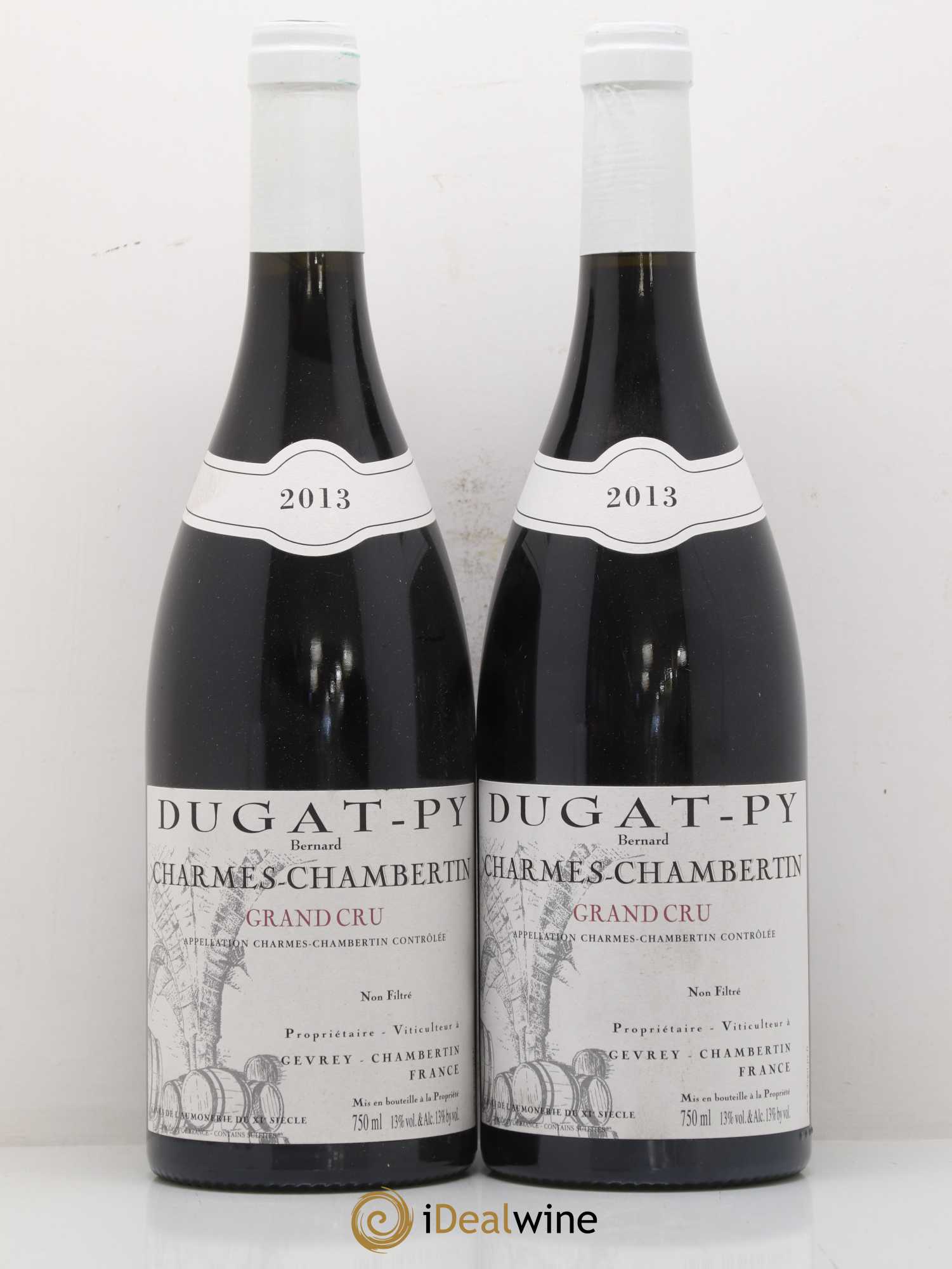 Charmes-Chambertin Grand Cru Dugat-Py 2013 - Lot de 2 bouteilles - 0