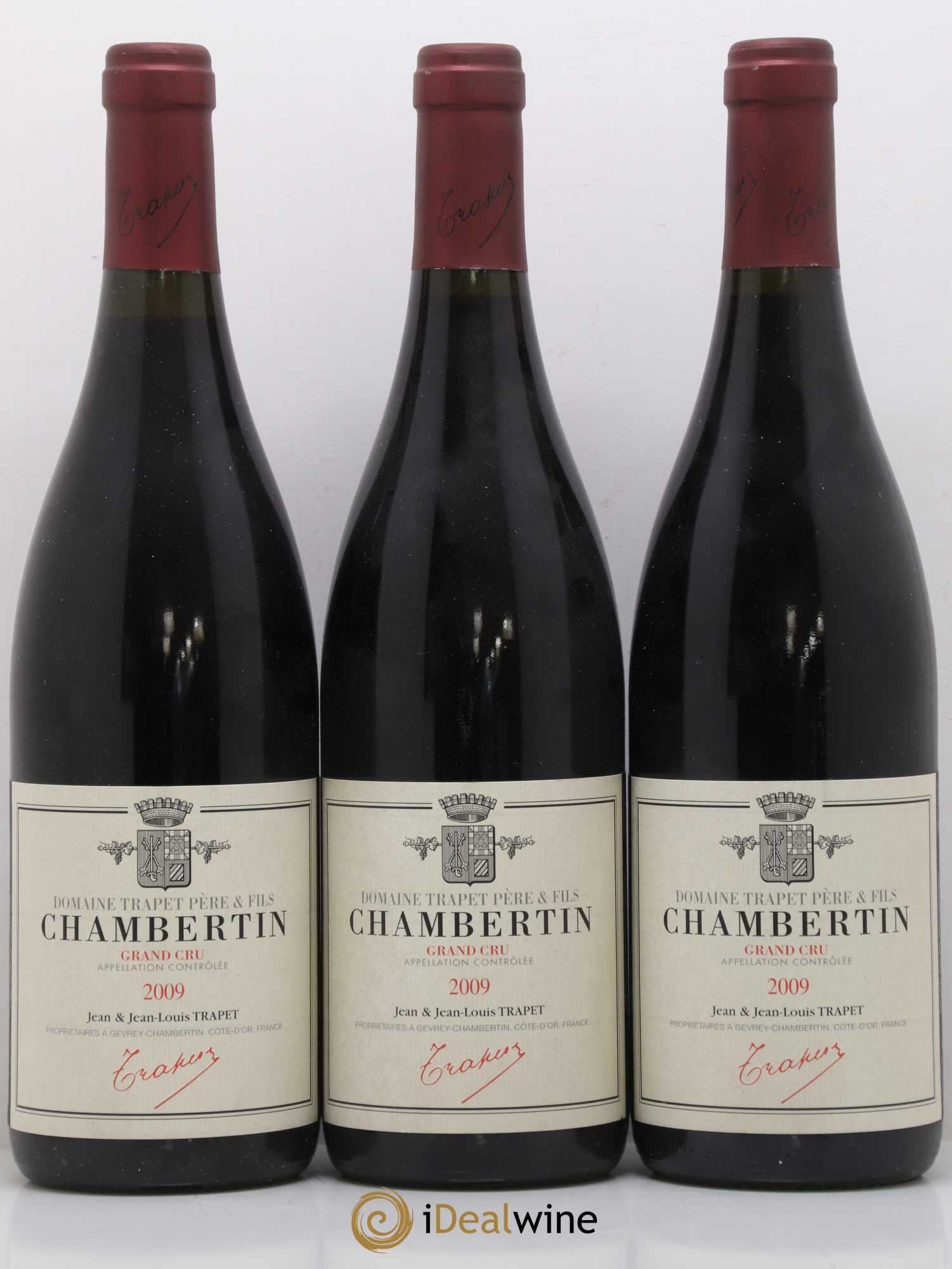 Chambertin Grand Cru Domaine Trapet 2009 - Lot de 3 bouteilles - 0