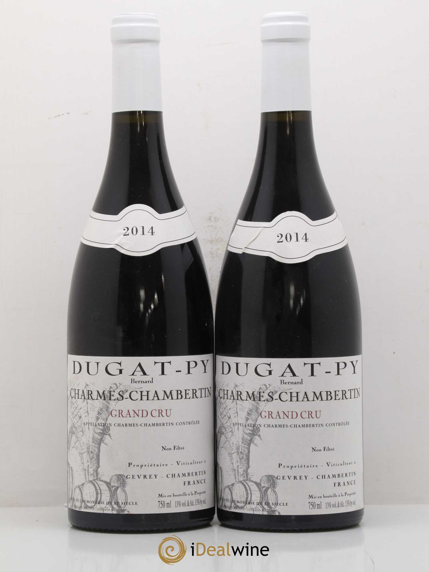 Charmes-Chambertin Grand Cru Dugat-Py 2014 - Lot de 2 bouteilles - 0
