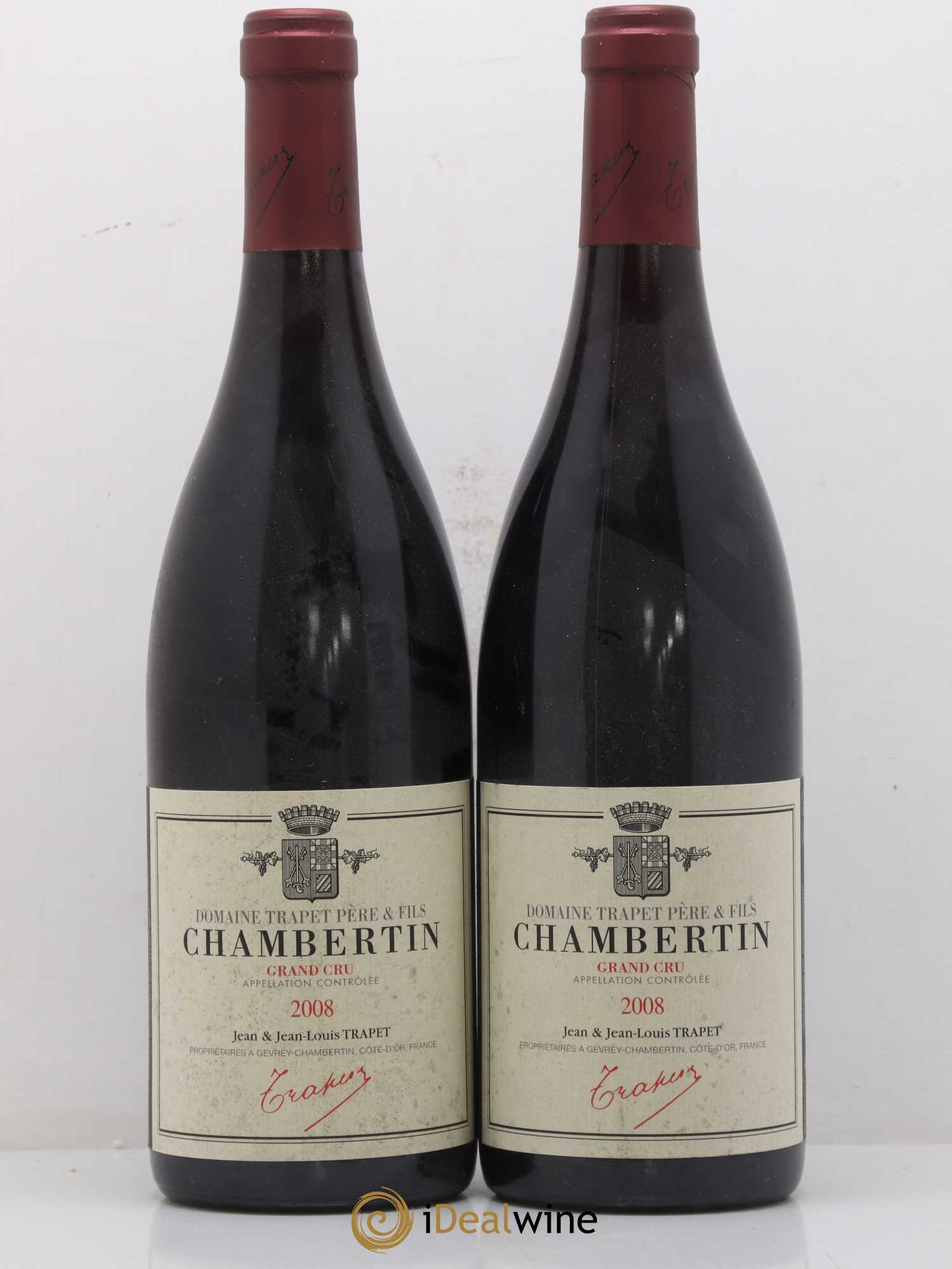Chambertin Grand Cru Domaine Trapet 2008 - Lot de 2 bouteilles - 0