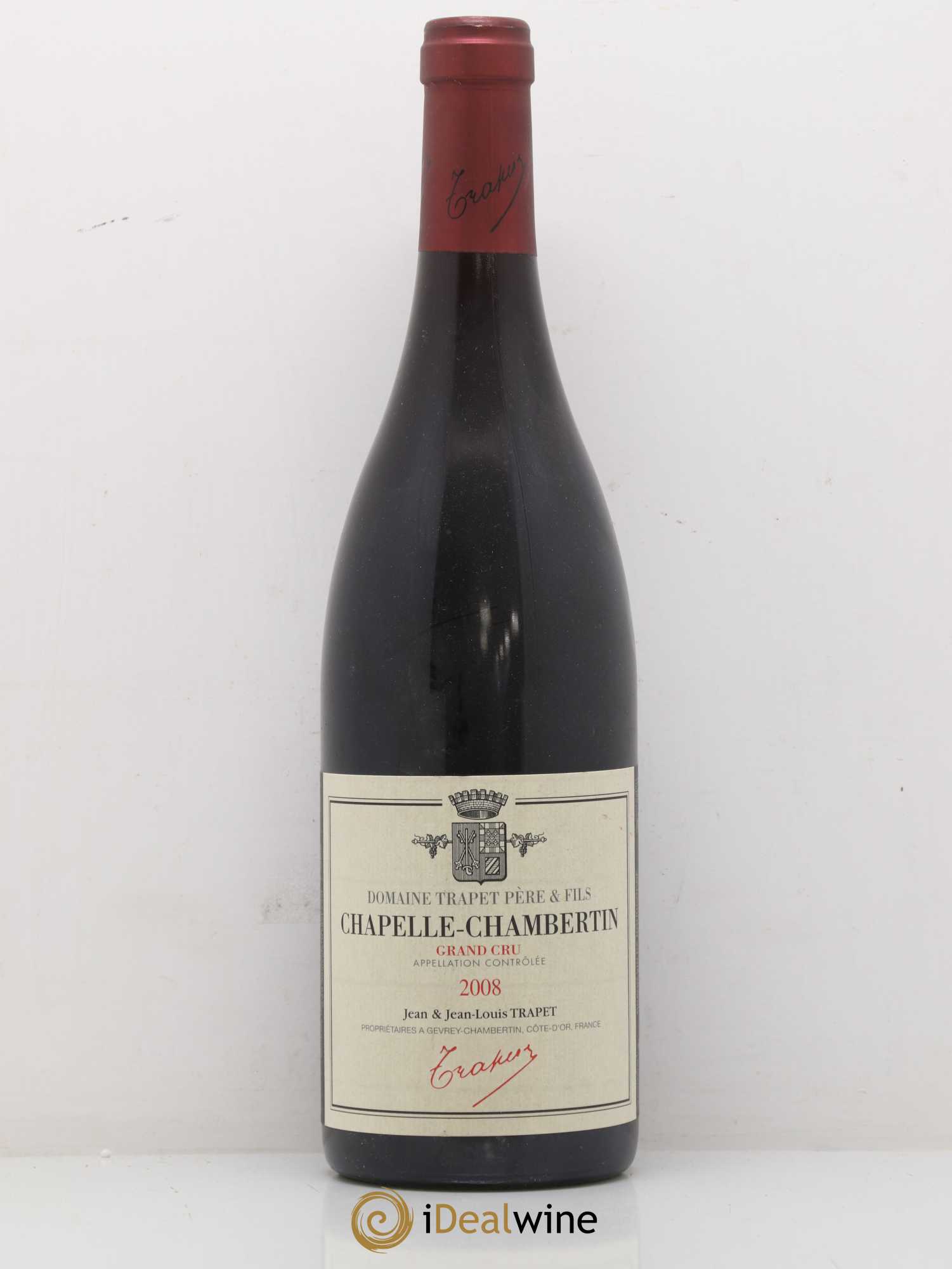 Chapelle-Chambertin Grand Cru Domaine Trapet 2008 - Lot de 1 bouteille - 0