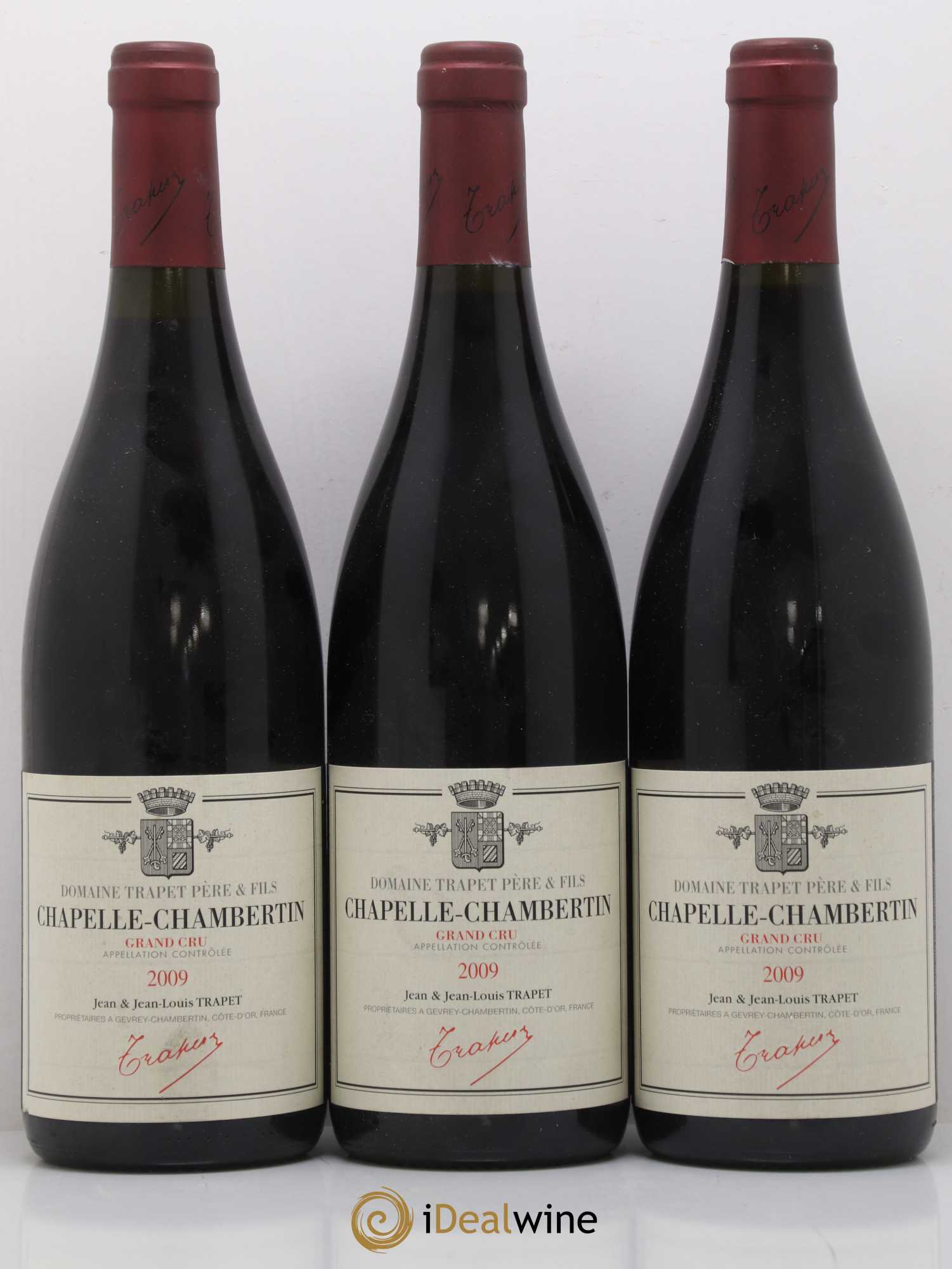 Chapelle-Chambertin Grand Cru Domaine Trapet 2009 - Lot de 3 bouteilles - 0