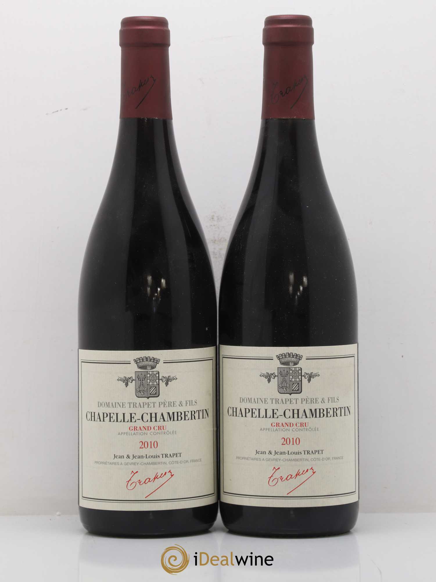 Chapelle-Chambertin Grand Cru Domaine Trapet 2010 - Lot de 2 bouteilles - 0