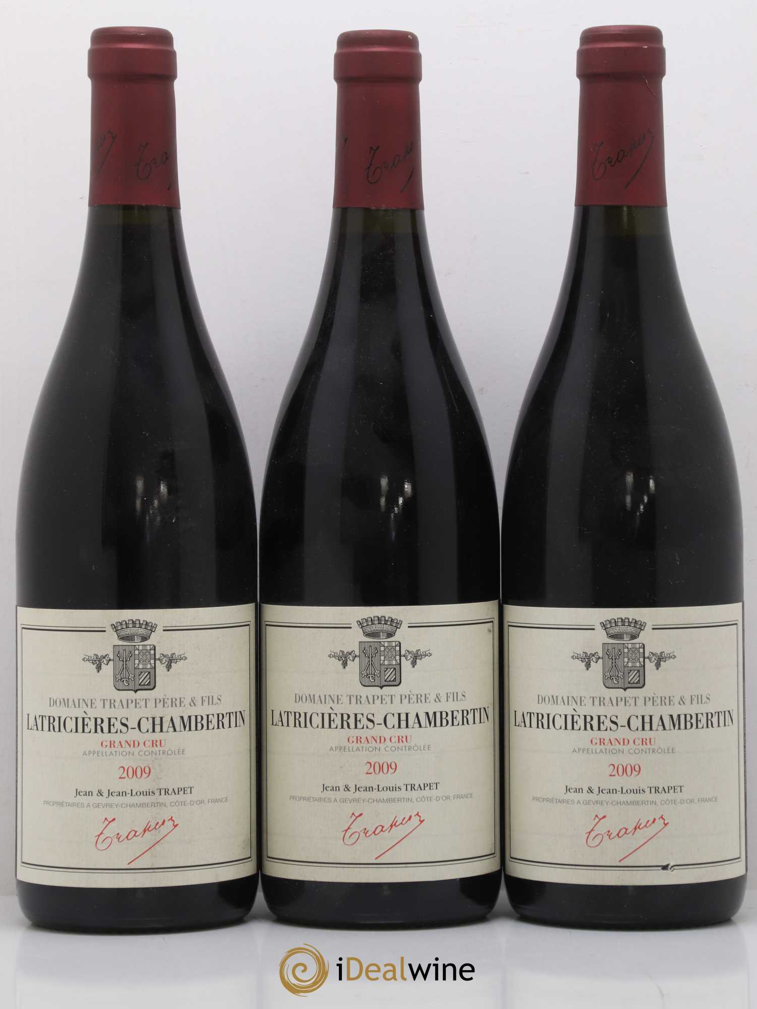 Latricières-Chambertin Grand Cru Domaine Trapet 2009 - Lot de 3 bouteilles - 0