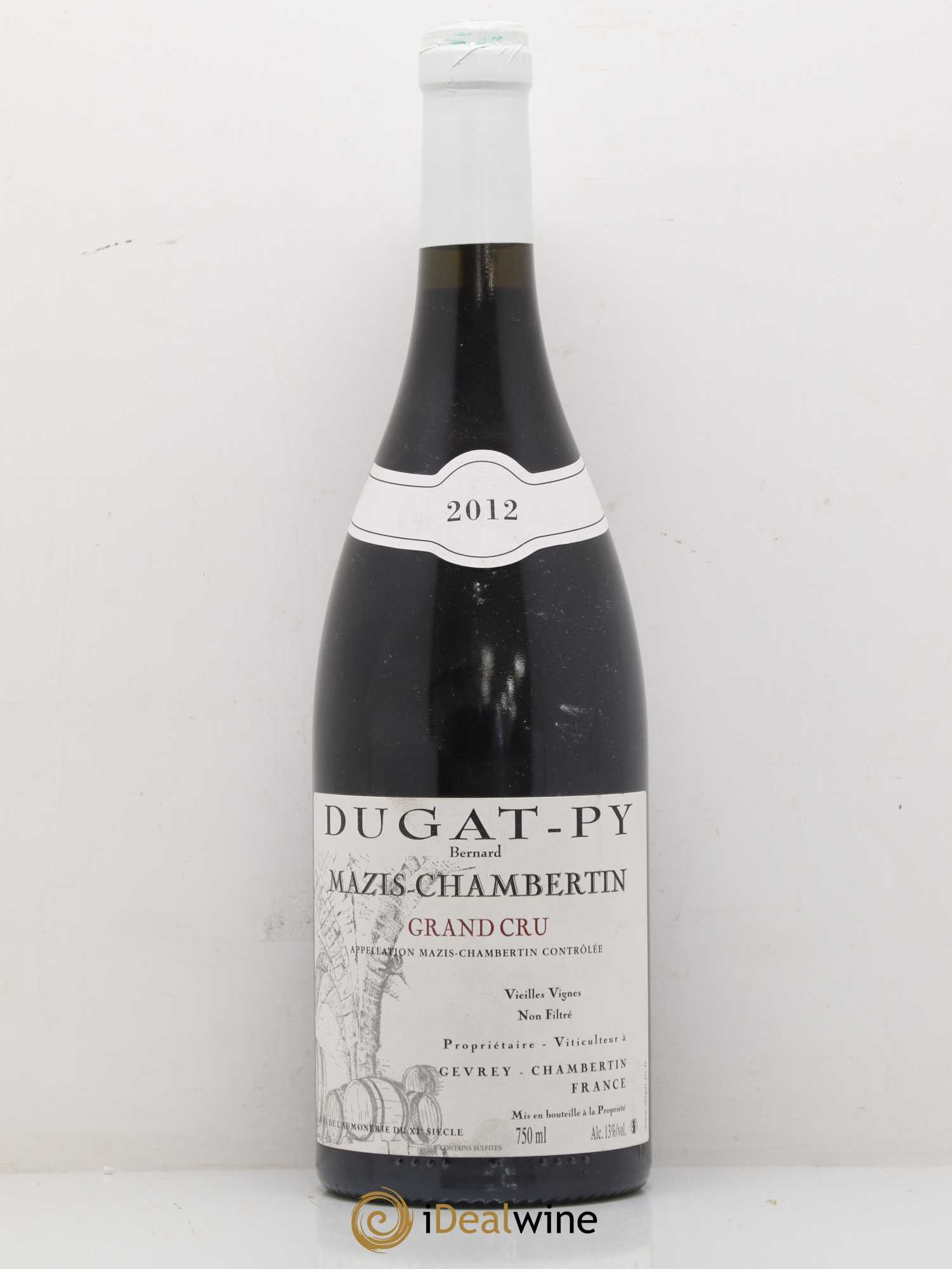 Mazis-Chambertin Grand Cru Vieilles Vignes Dugat-Py 2012 - Lot de 1 bouteille - 0